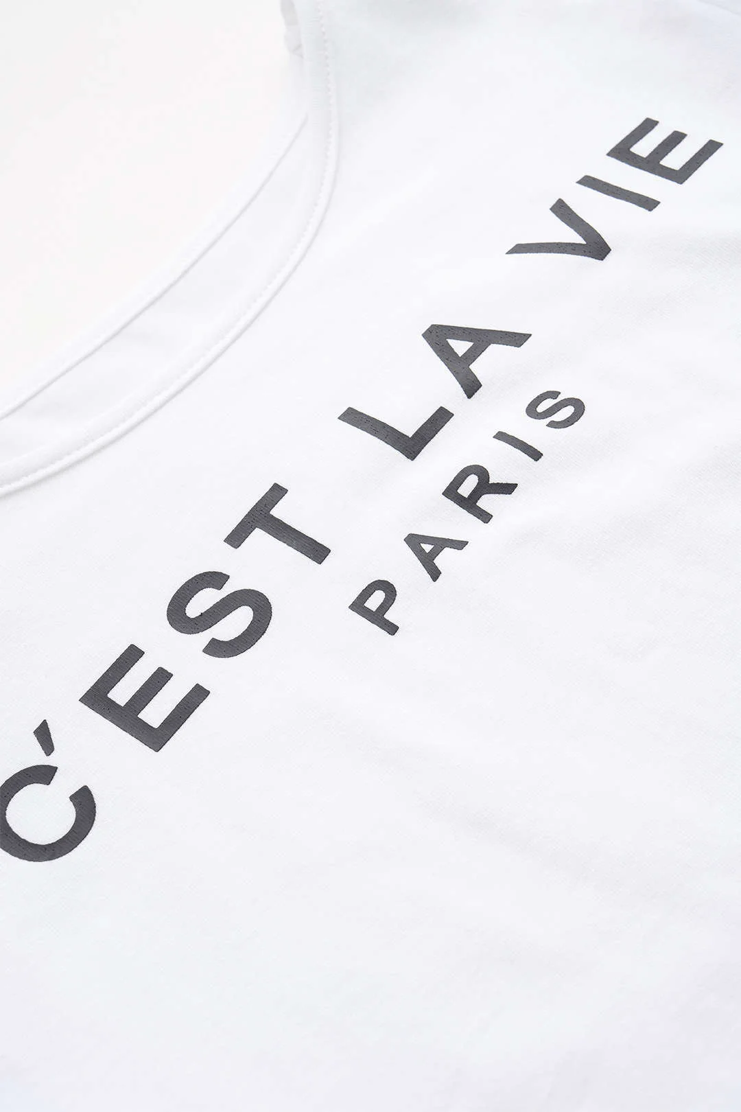 Letter Print Short Sleeve Bodysuit - Image 3