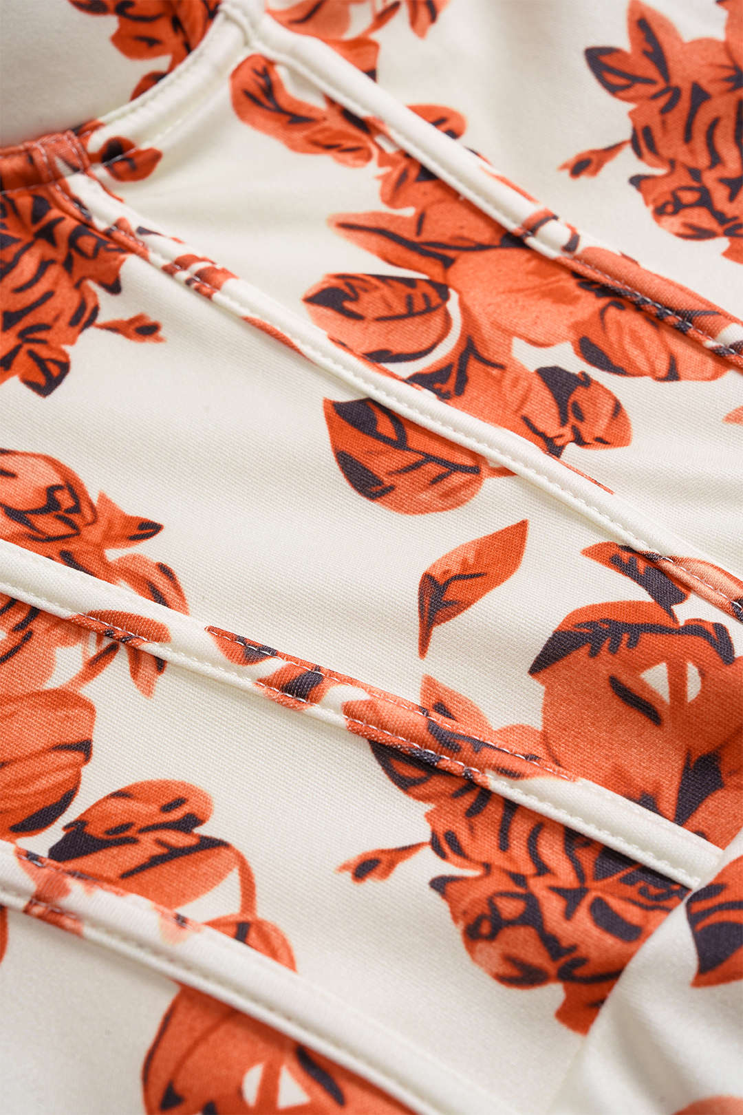 Floral Print Slip Sleeveless Bodysuit - Image 4