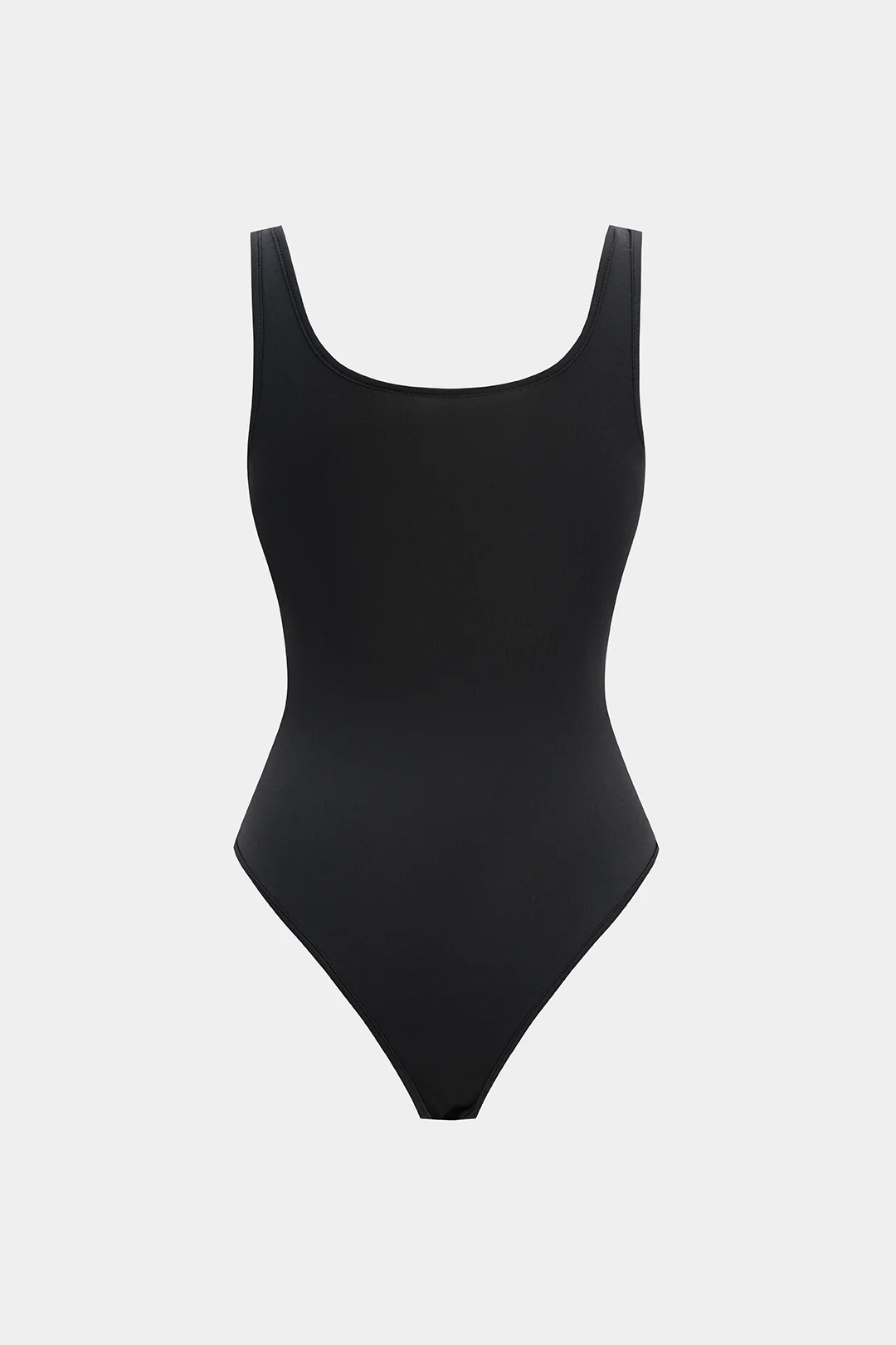 Solid Ruched Zipper Sleeveless Bodysuit - Image 2