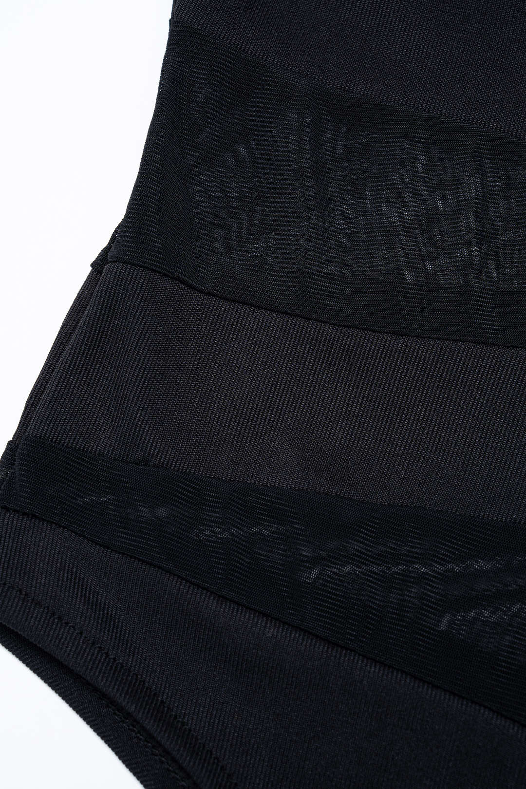 Sheer Mesh Cut Out Long Sleeve Bodysuit - Image 4