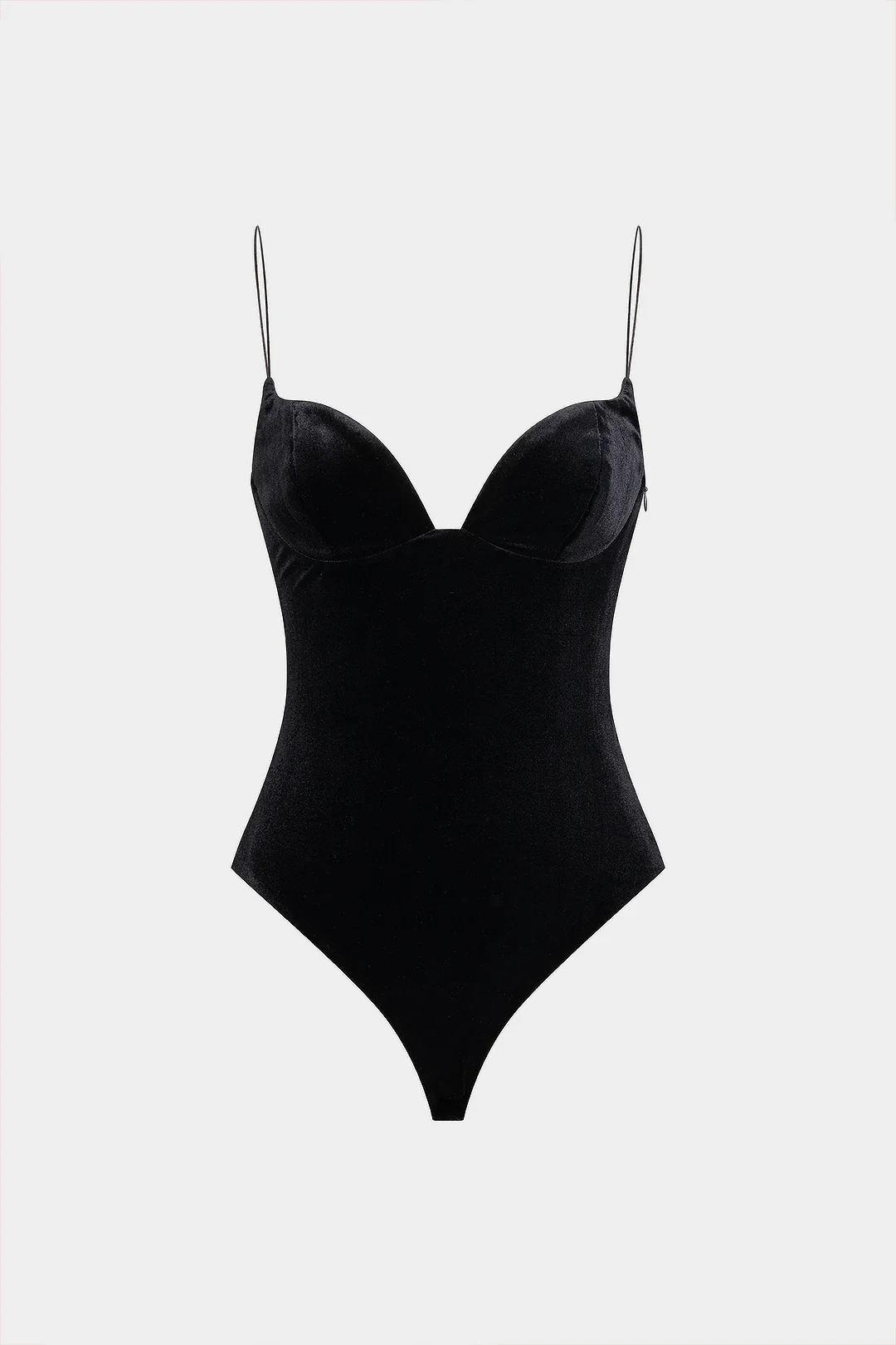Velvet Slip Sleeveless Bodysuit - Image 5