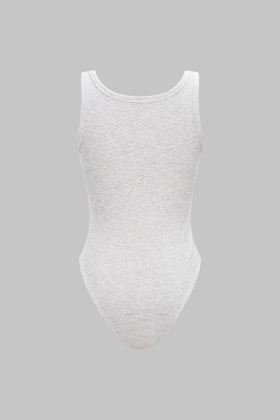 Basic U-Neck Sleeveless Bodysuit - Image 2