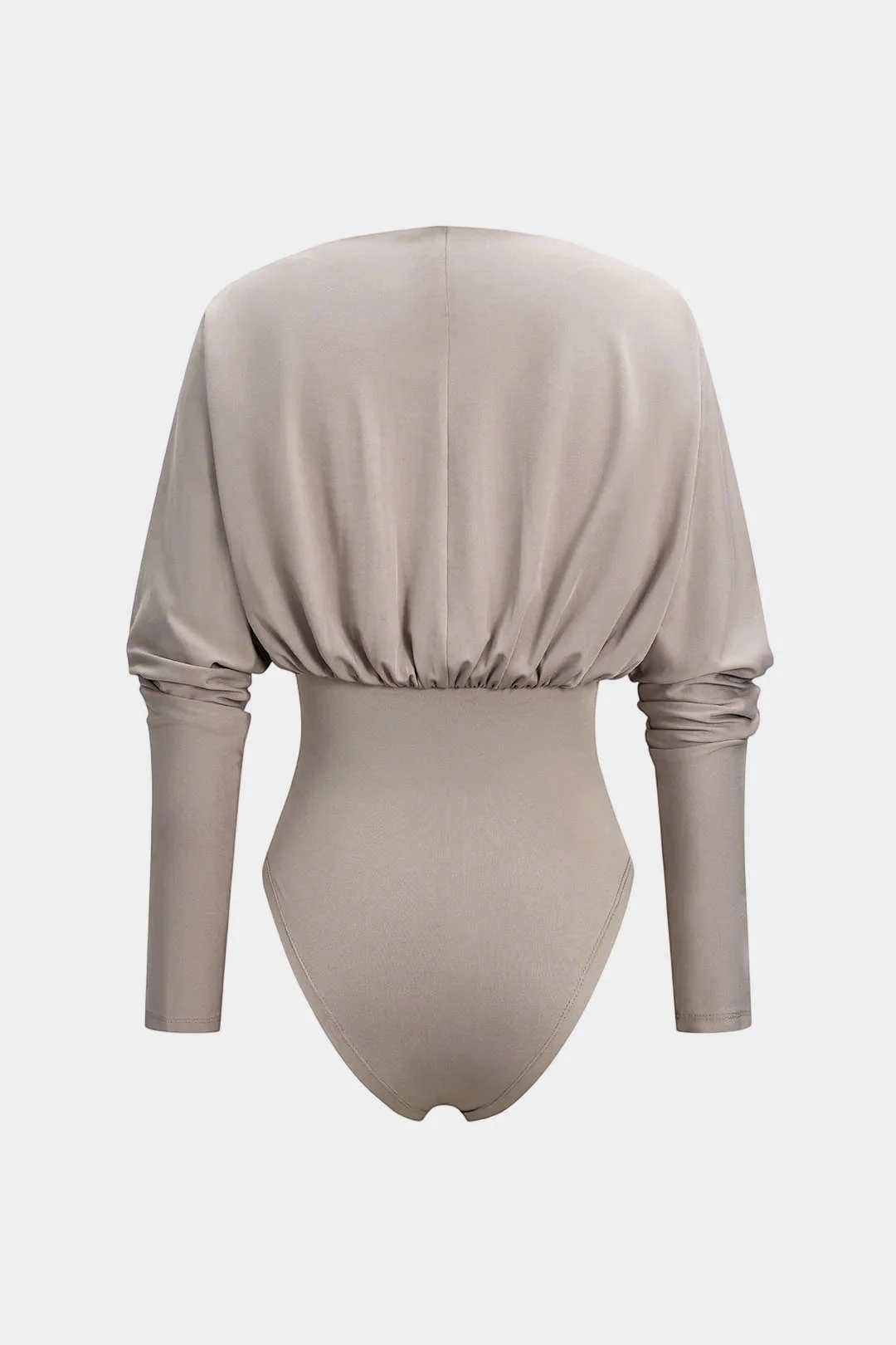 Boat Neck Gigot Long Sleeve Bodysuit - Image 2