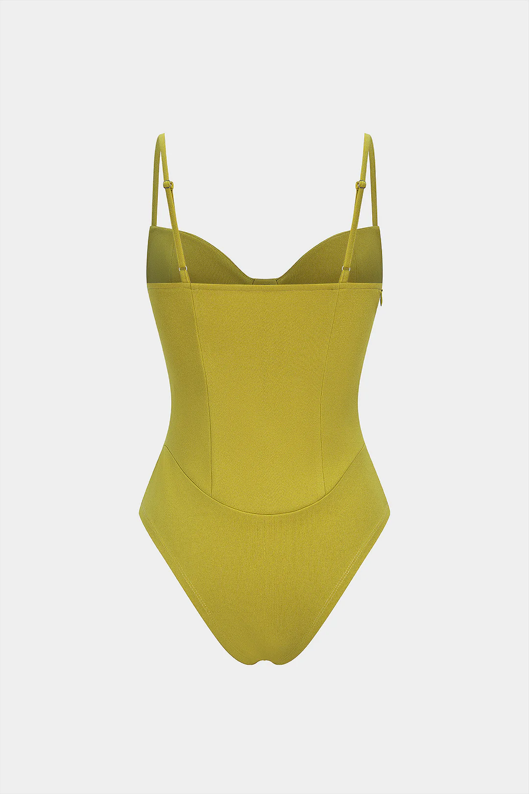 Solid Corset Sleeveless Bodysuit - Image 8