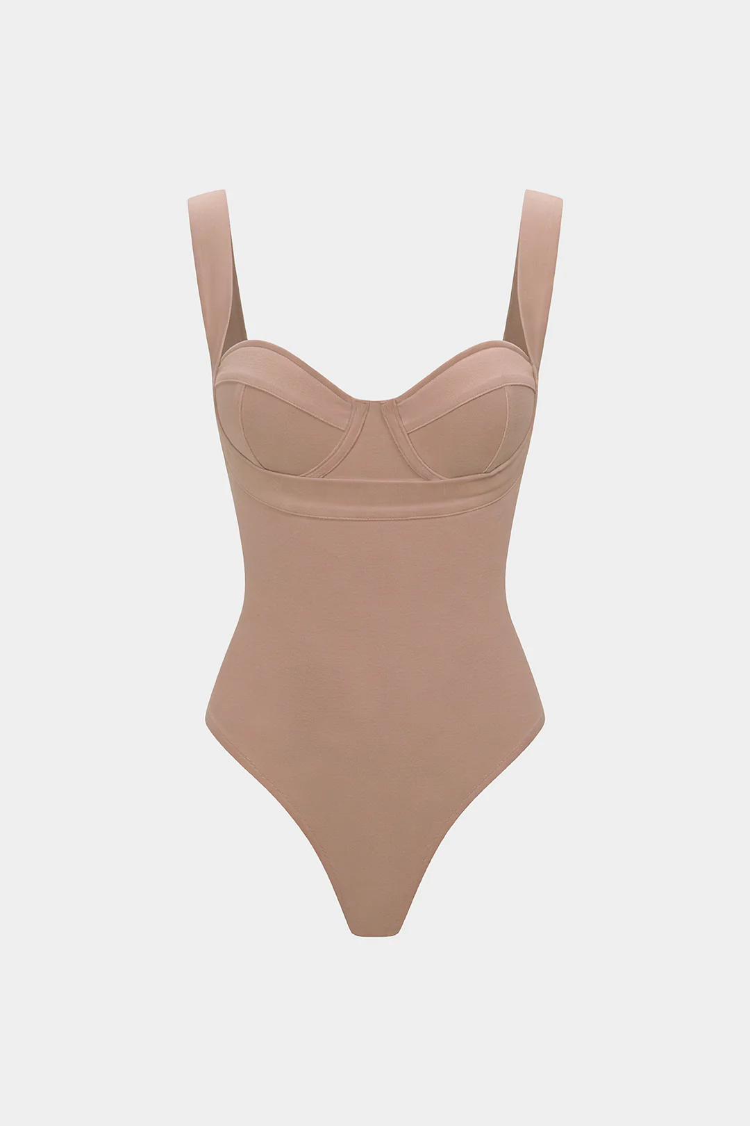 Solid Slip Sleeveless Bodysuit - Image 5