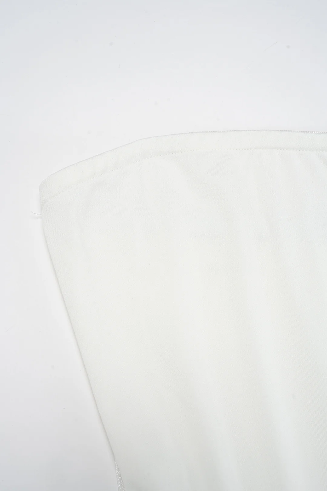 Solid Fringe Strapless Sleeveless Bodysuit - Image 3
