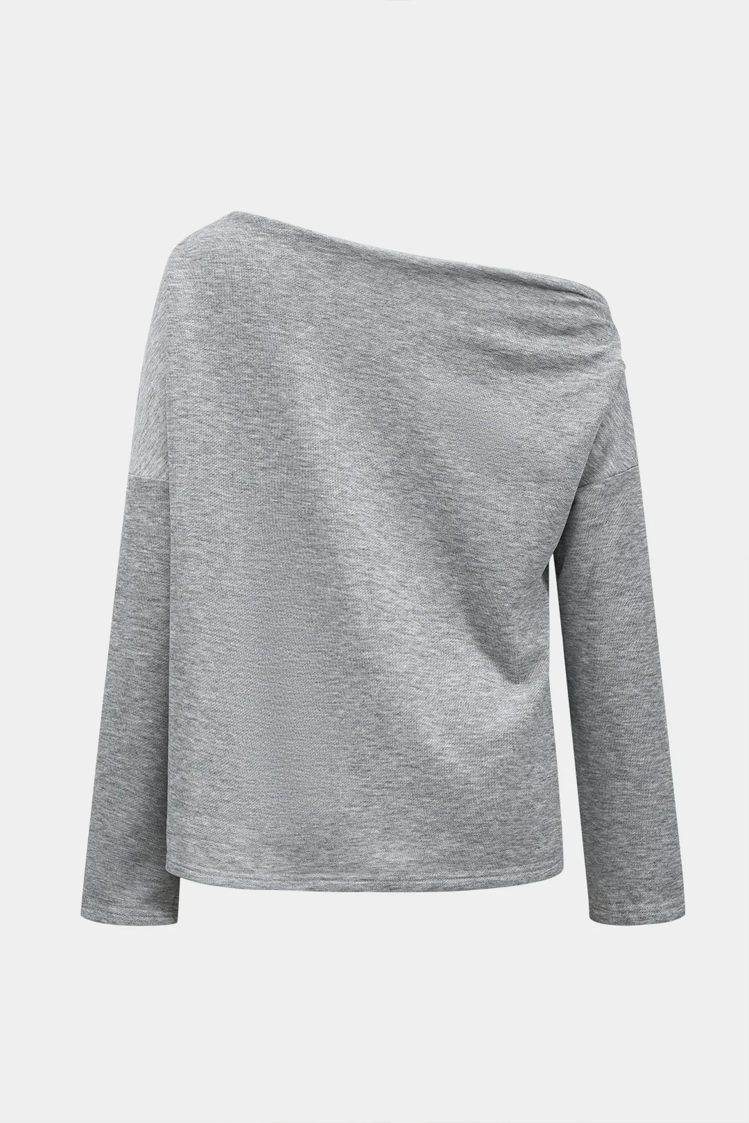 Asymmetrical Long Sleeve T-Shirt - Image 2