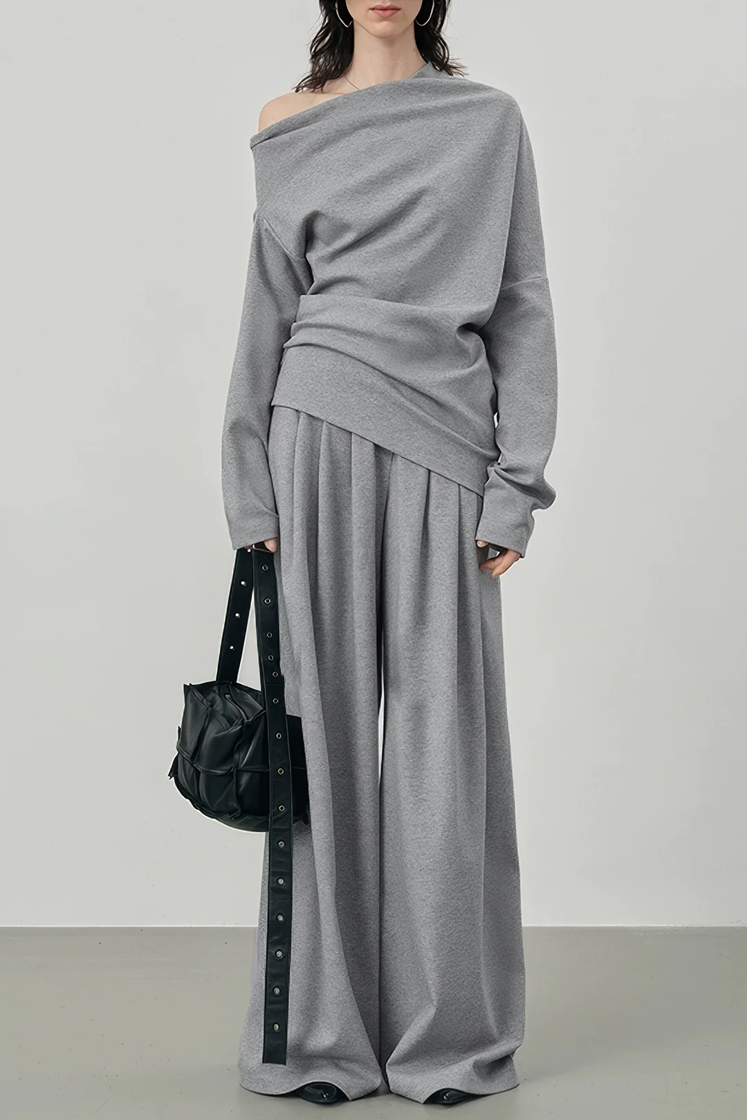 Asymmetrical Long Sleeve T-Shirt - Image 3