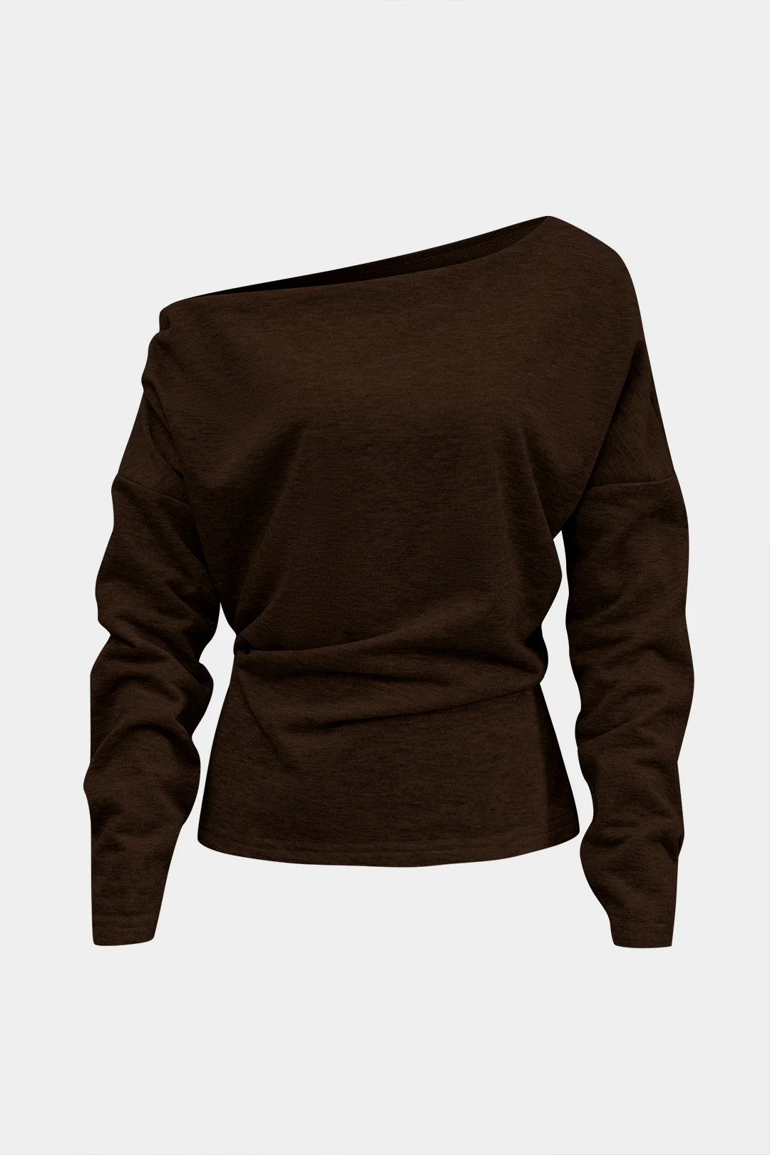 Asymmetrical Long Sleeve T-Shirt - Image 5