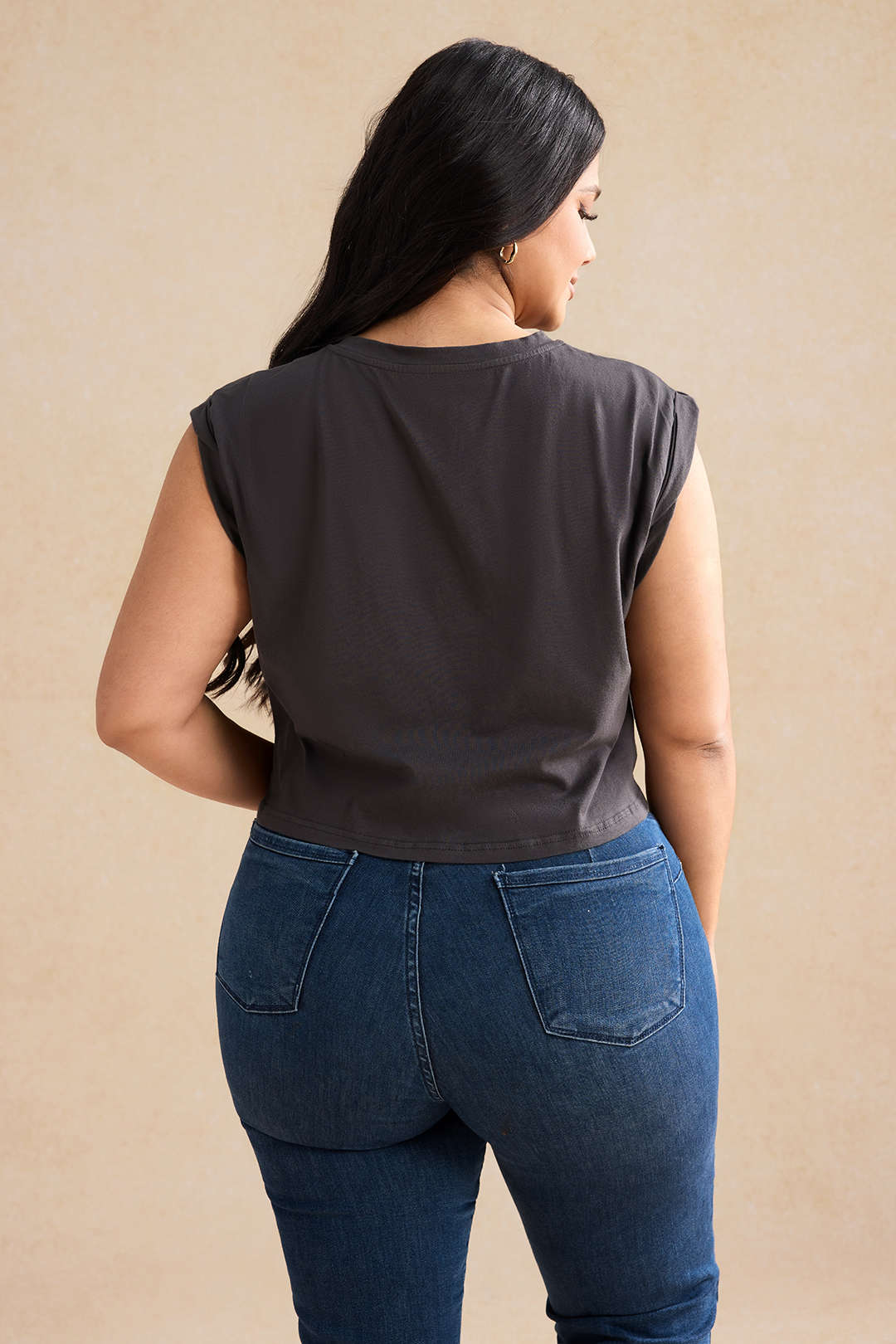 Plus Size Graffiti Print Round Neck Short Sleeve T-Shirt - Image 10