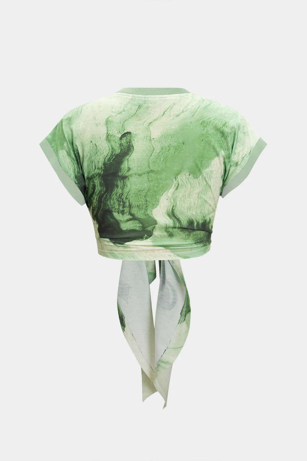 Twist Knot Short Sleeve T-Shirt - Image 10