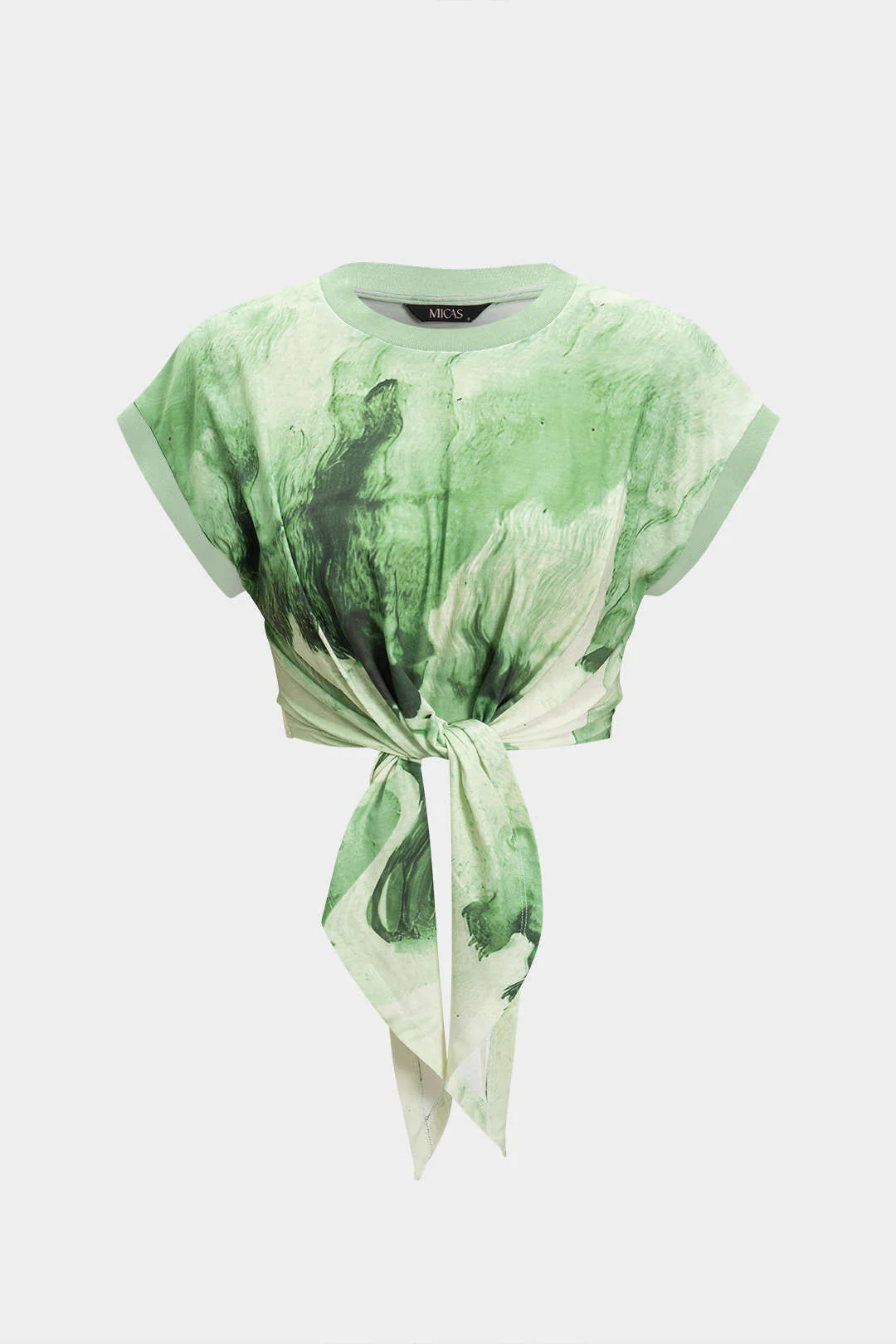 Twist Knot Short Sleeve T-Shirt - Image 9