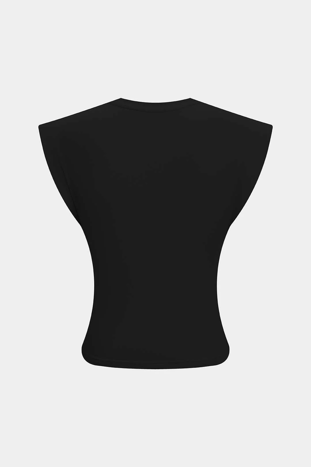Solid Twist Round Neck T-Shirt - Image 21