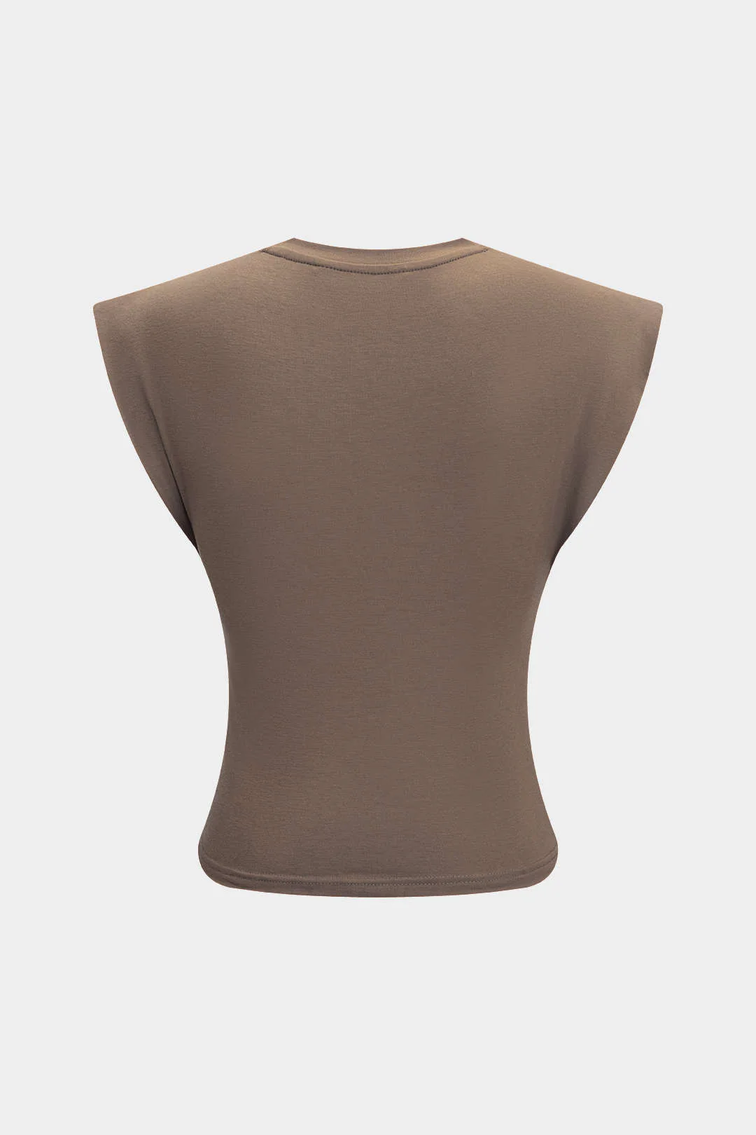 Solid Twist Round Neck T-Shirt - Image 23