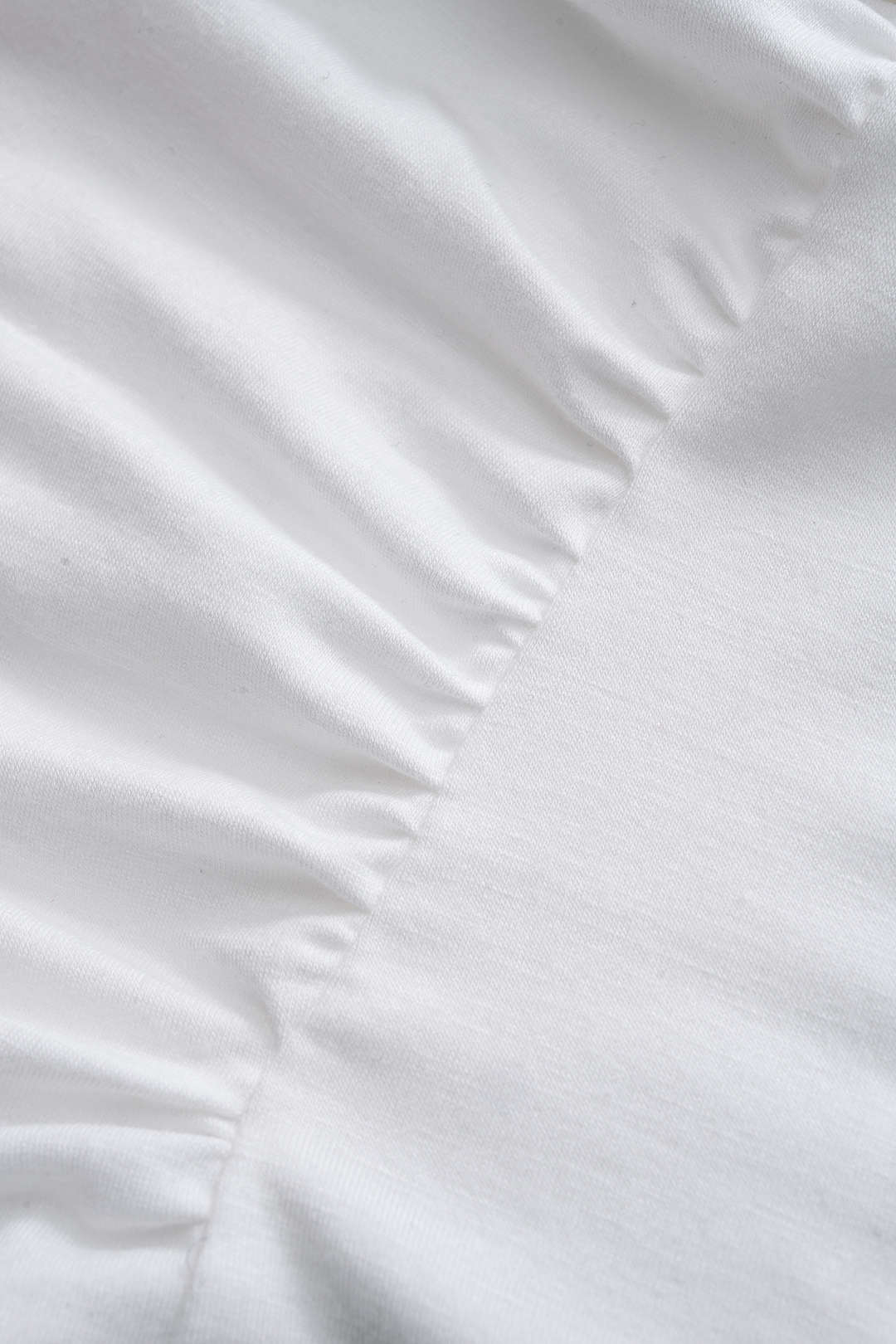 Solid Twist Round Neck T-Shirt - Image 4