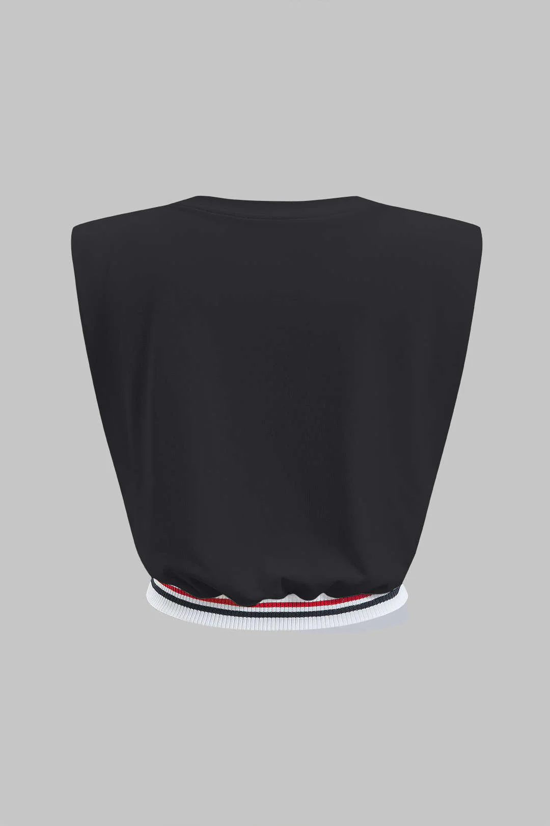 Car Letter Digital Pattern Print Loose Sleeveless T-Shirt - Image 10