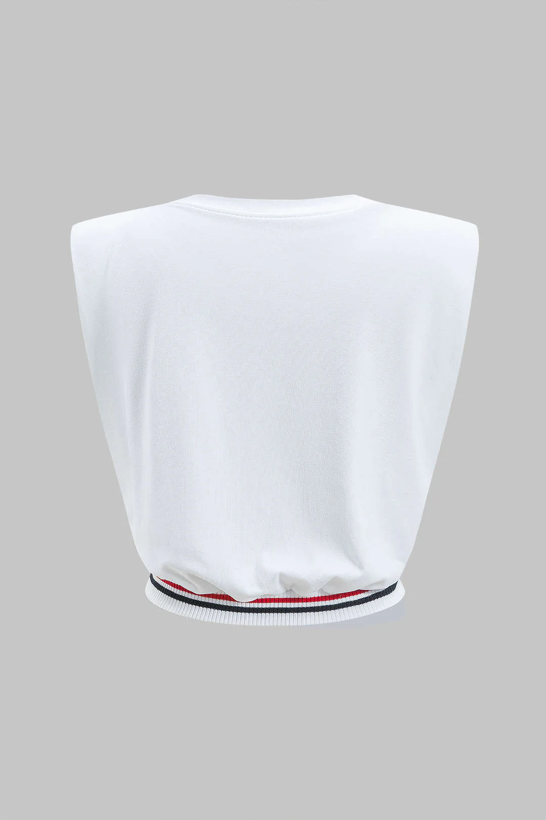Car Letter Digital Pattern Print Loose Sleeveless T-Shirt - Image 2