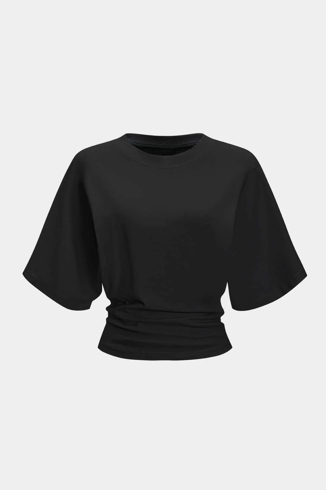 Round Neck Short Sleeve T-Shirt - Image 8