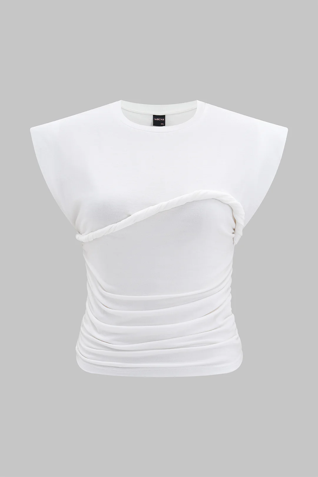 Plus Size Ruched Twist T-Shirt - Image 5