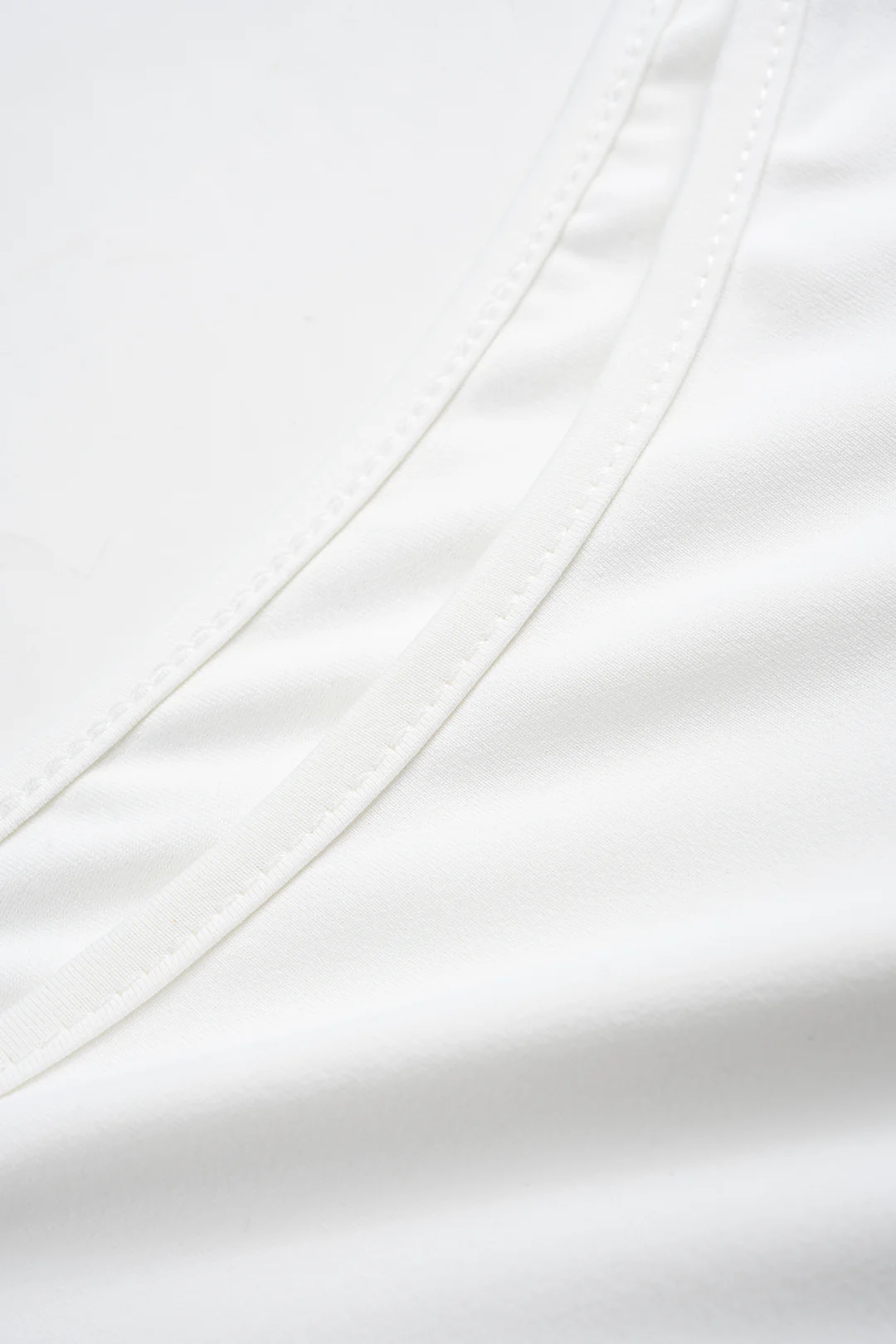 One Shoulder Asymmetrical Neck Long-Sleeve Top - Image 4