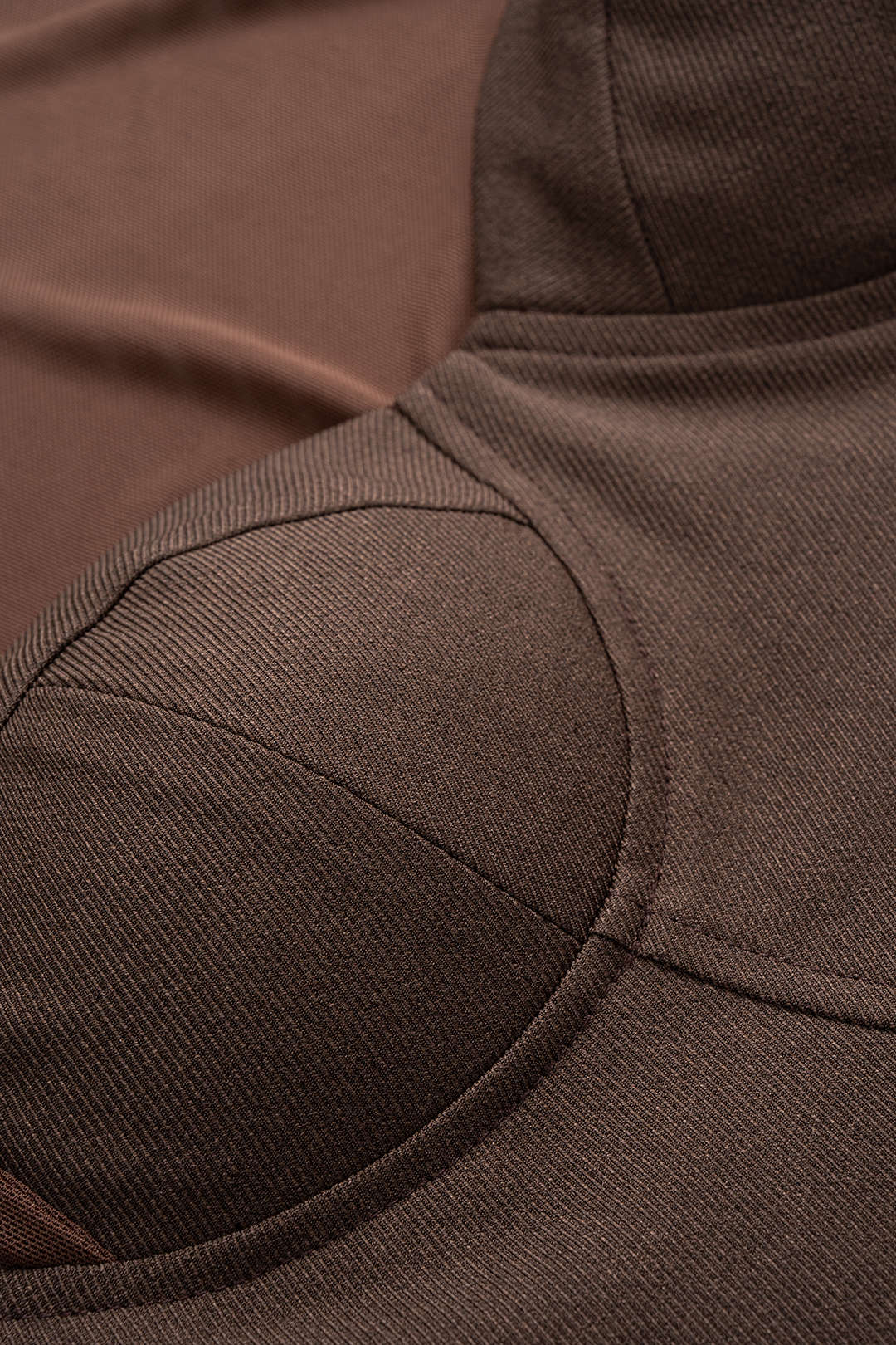 Mesh Patchwork Bustier Long-Sleeve T-Shirt - Image 3