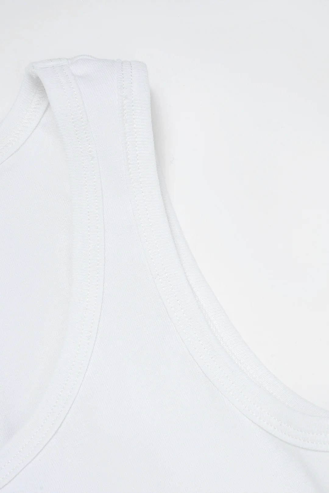 Asymmetrical Round Neck Short-Sleeve Shirt - Image 3