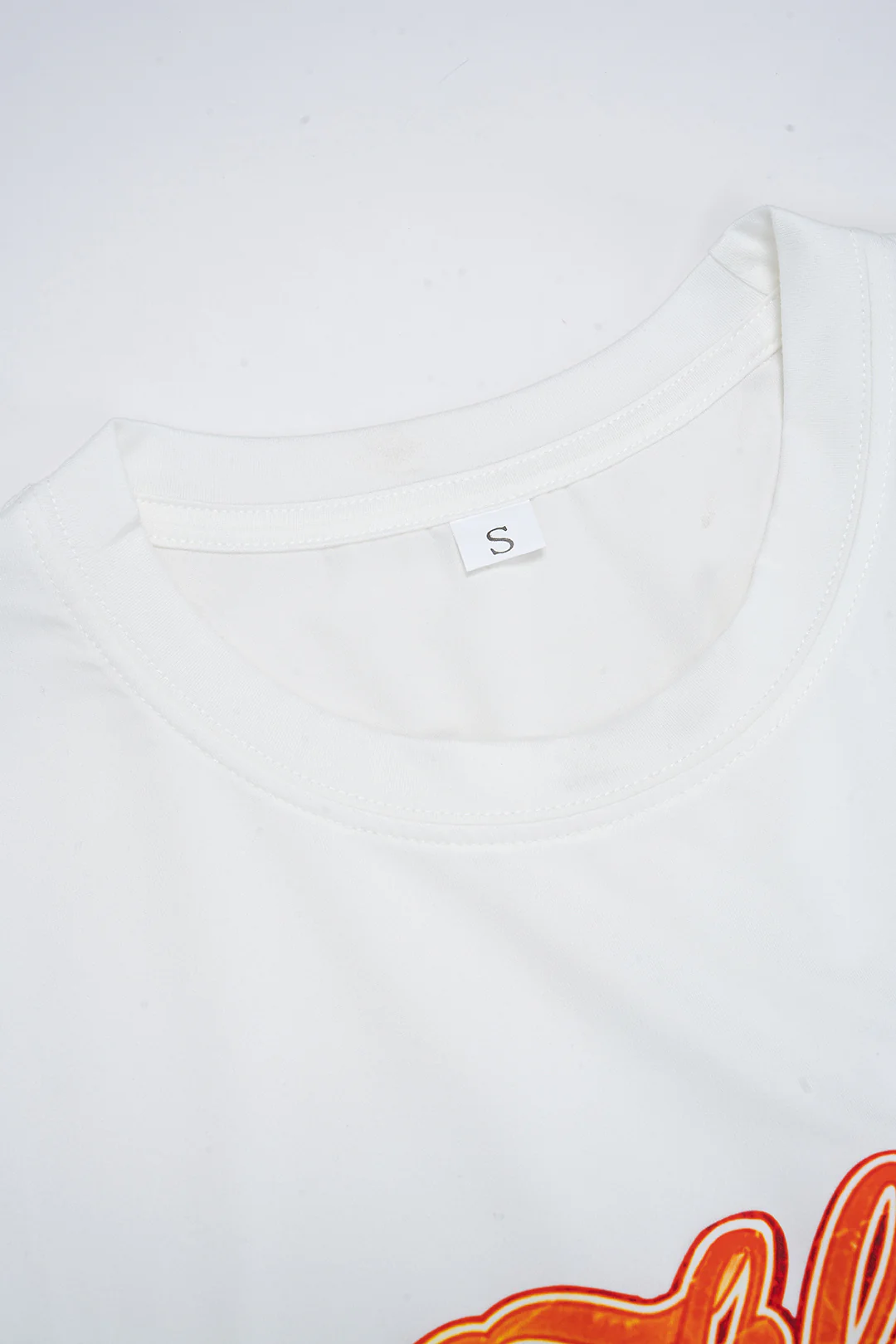 Letter Print Round Neck Short Sleeve T-Shirt - Image 4