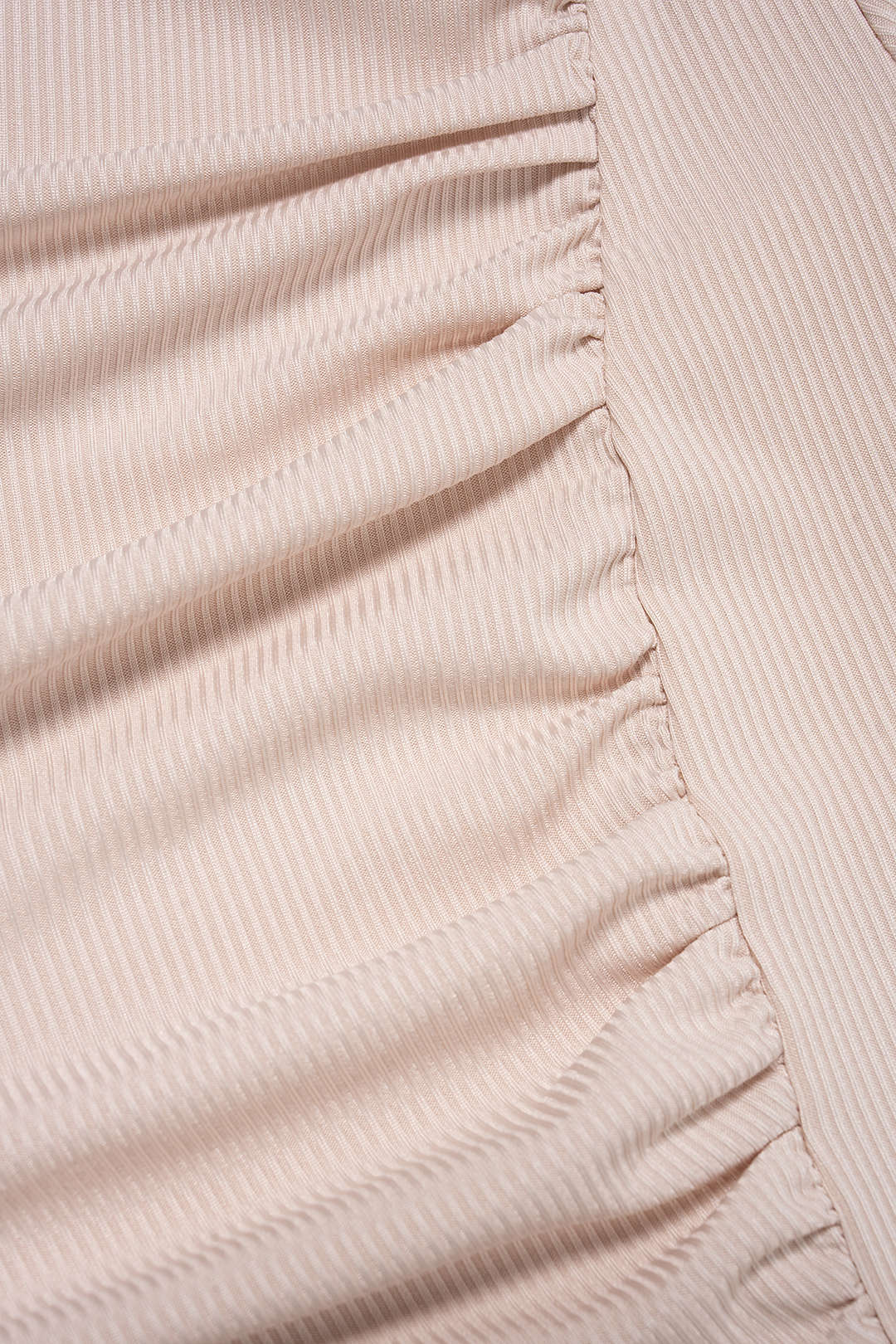 Round Neck Asymmetrical Ruched Short Sleeve T-Shirt - Image 4