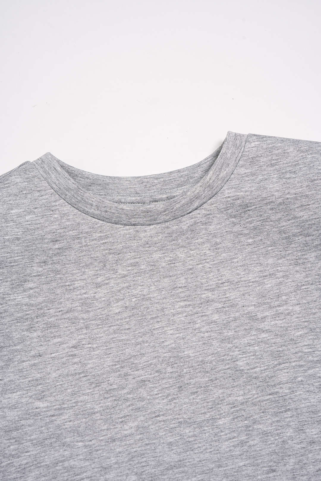 Striped Round Neck Tie Back Cut Out Short Sleeve T-shirt - Image 3