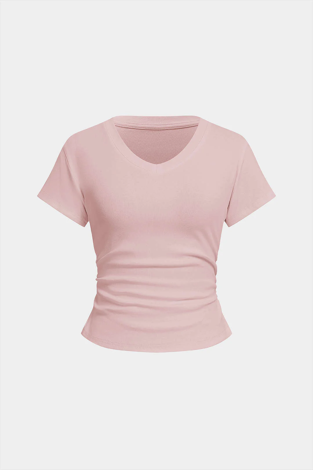 V-Neck Short Sleeve T-Shirt - Image 10