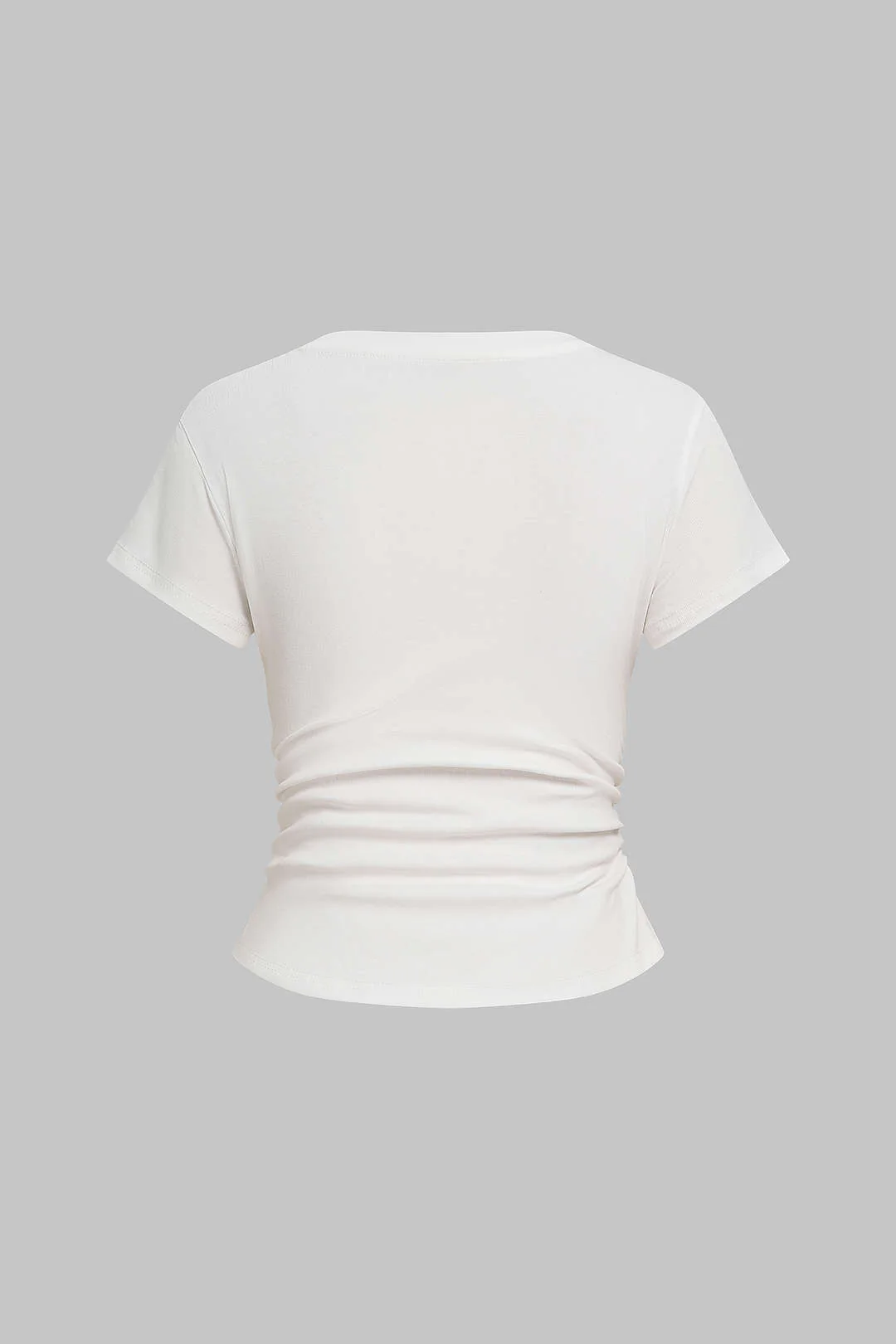 V-Neck Short Sleeve T-Shirt - Image 5
