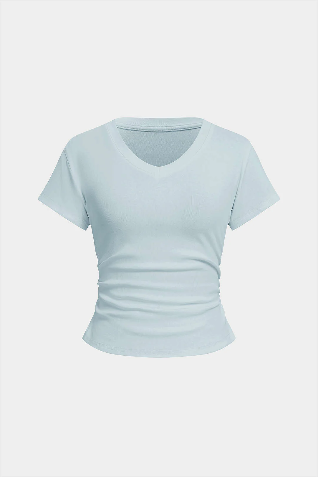 V-Neck Short Sleeve T-Shirt - Image 9