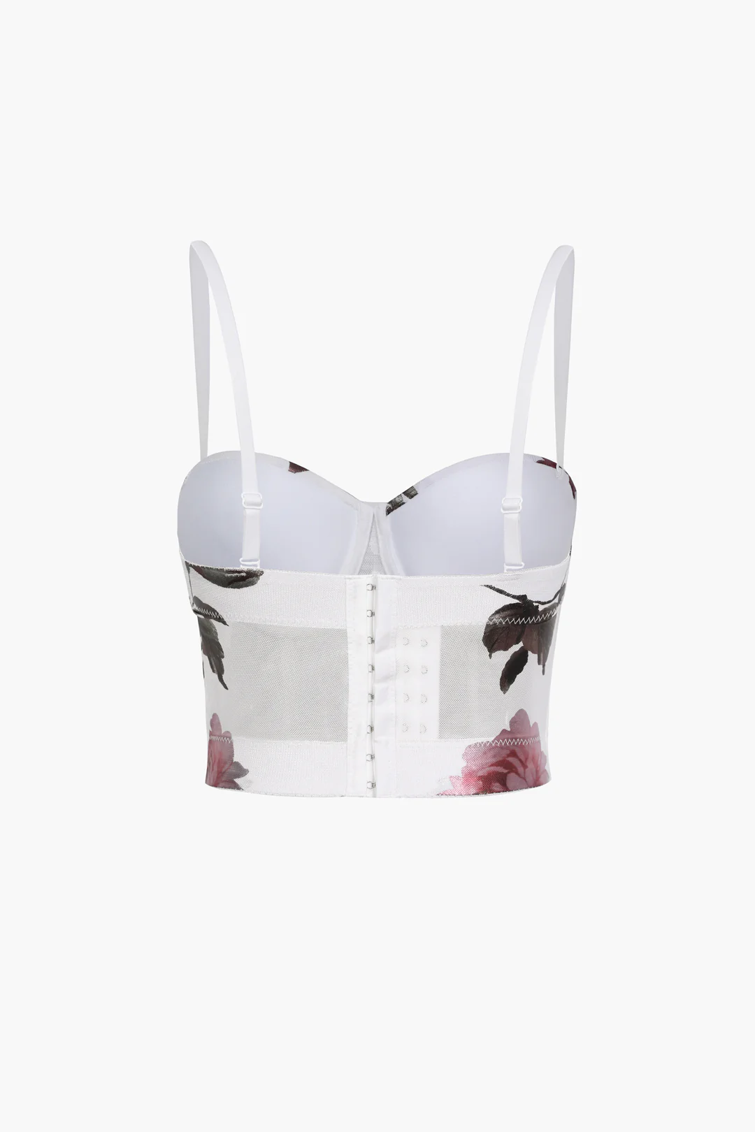 Floral Print Bustier Top - Image 2