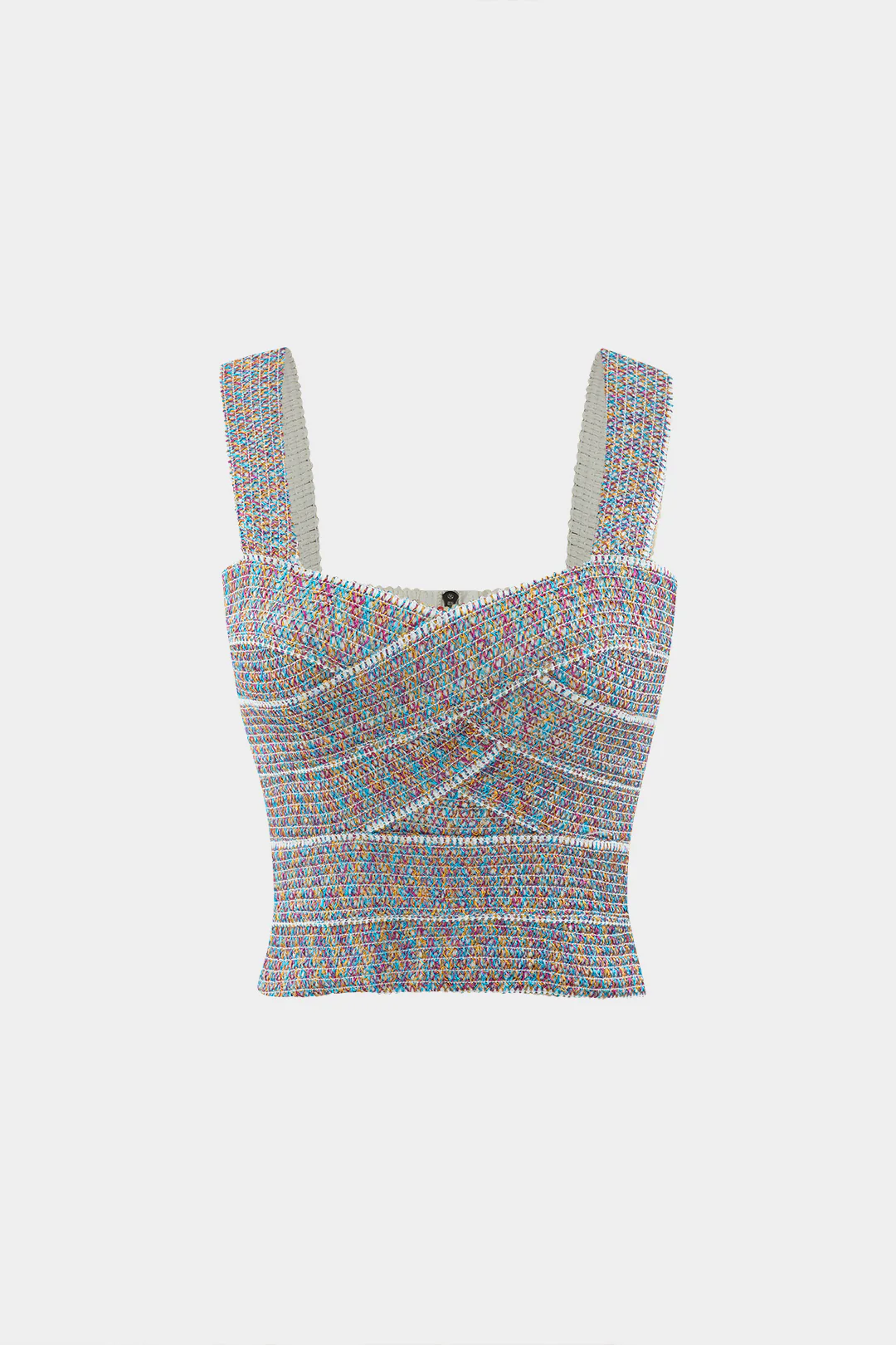 Zip Back Crop Bandage Tank Top - Image 11