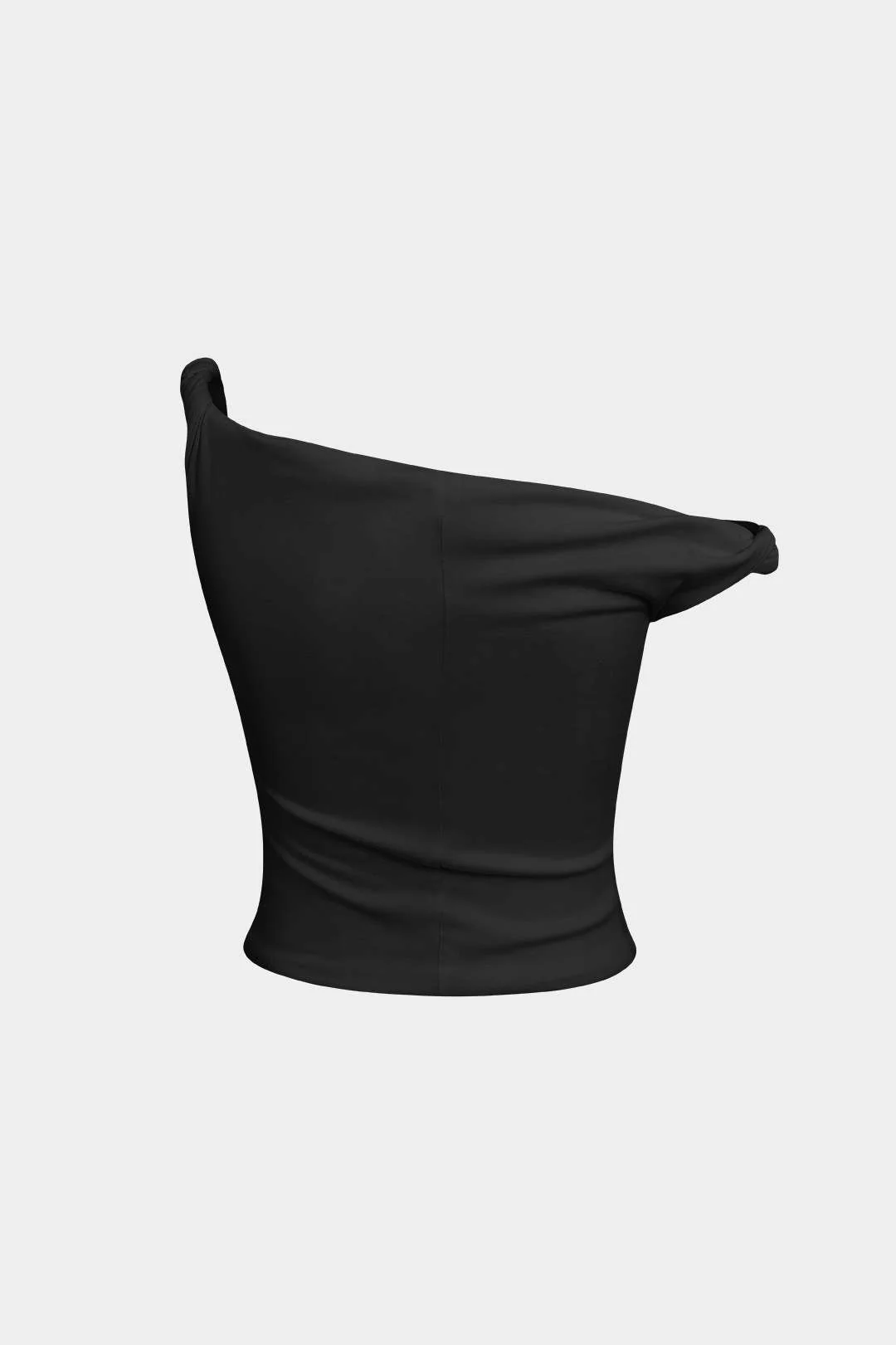 Basic Asymmetrical Twist Sleeveless Top - Image 8