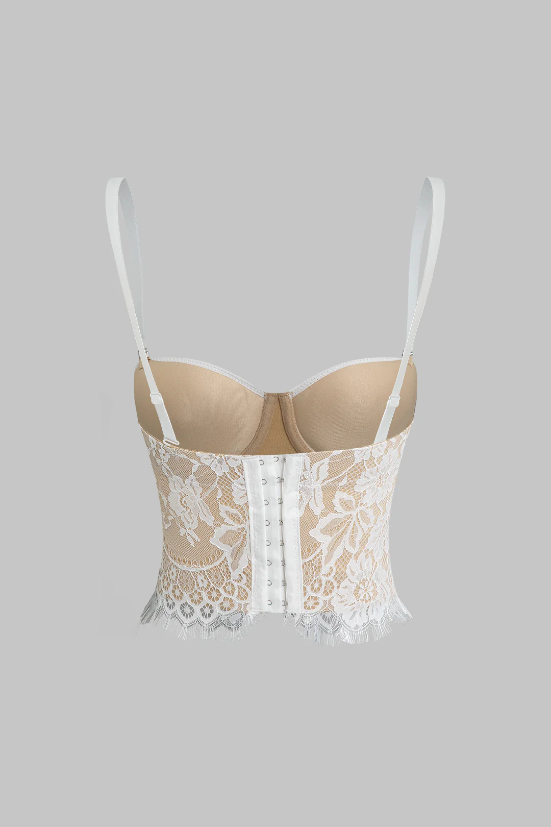 Hook And Eye Lace Bustier Cami Top - Image 2