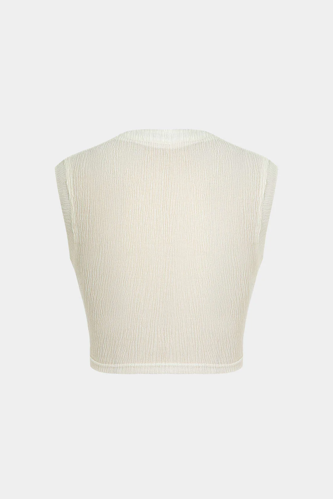 Twist Knot V-Neck Tank Top - Image 2