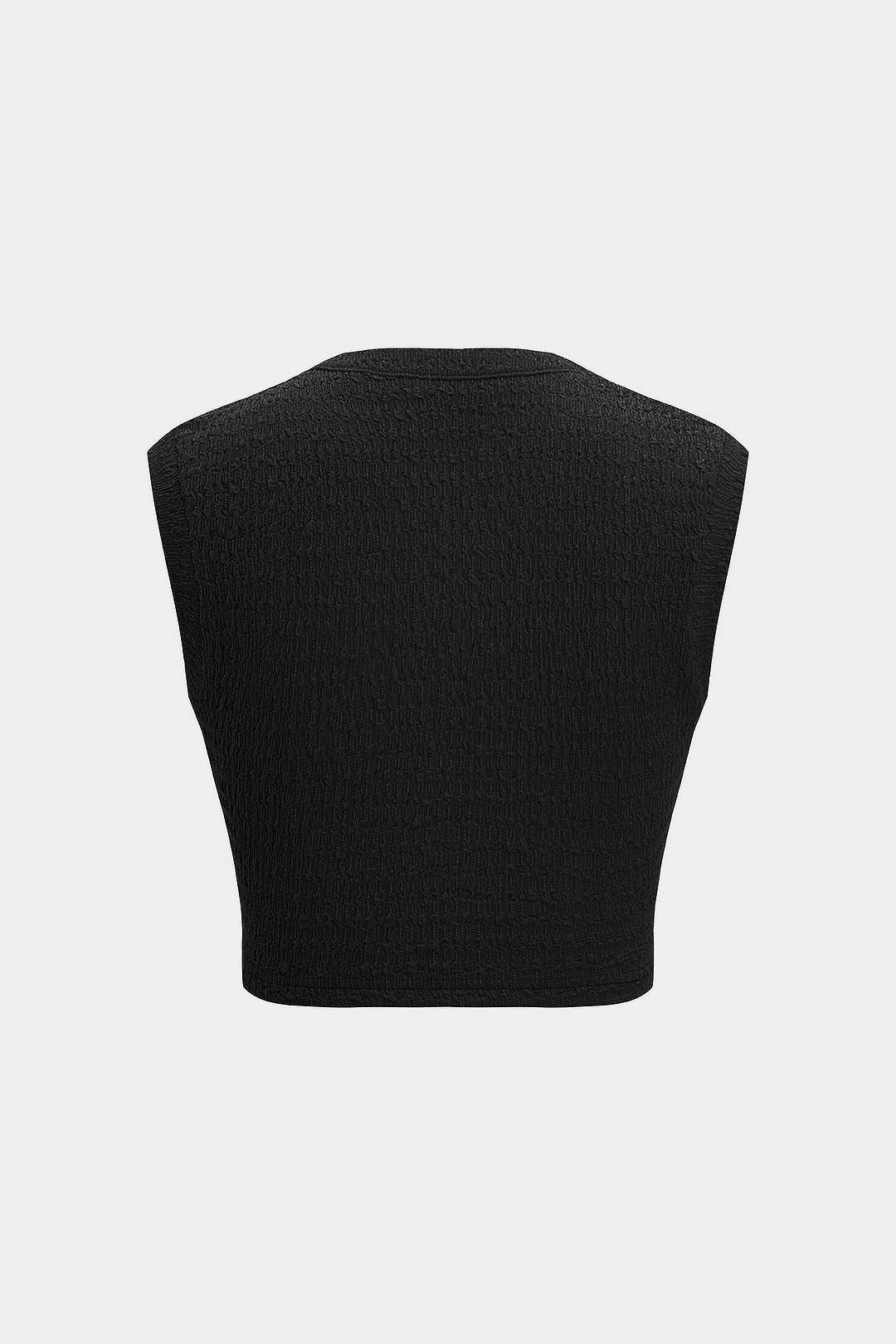 Twist Knot V-Neck Tank Top - Image 20
