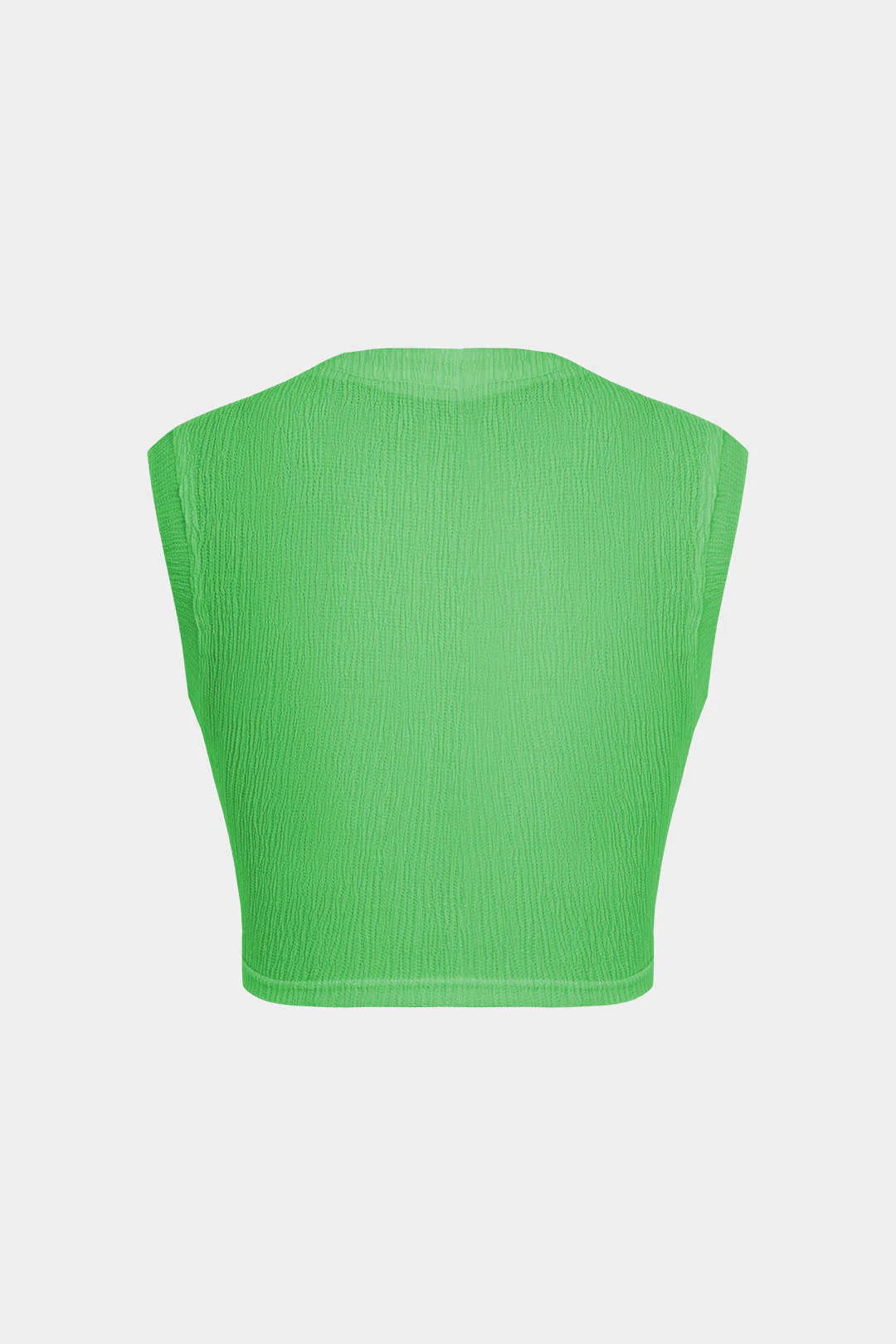 Twist Knot V-Neck Tank Top - Image 4