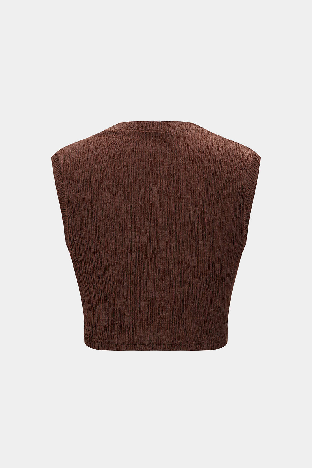 Twist Knot V-Neck Tank Top - Image 8