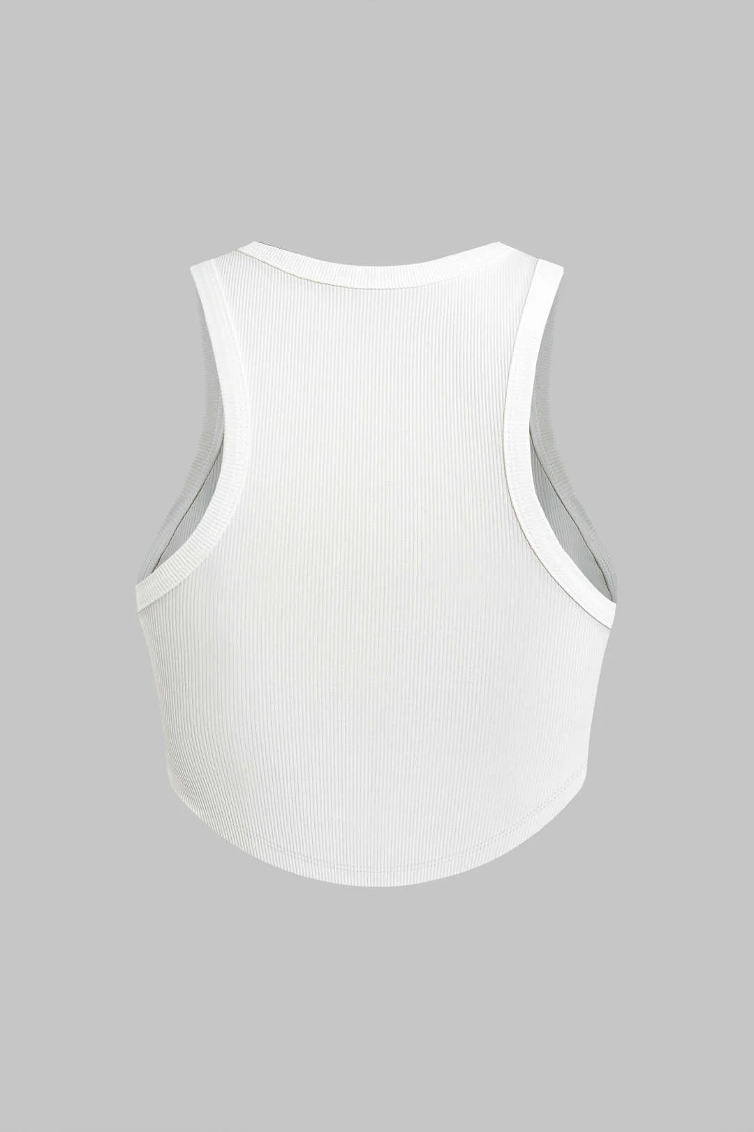 Letter Print Crop Tank Top - Image 2