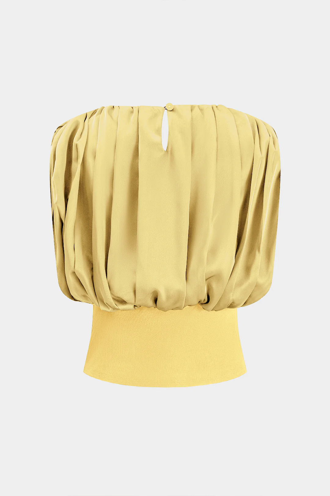 Satin Patchwork Ruched Button Tank Top - Image 10