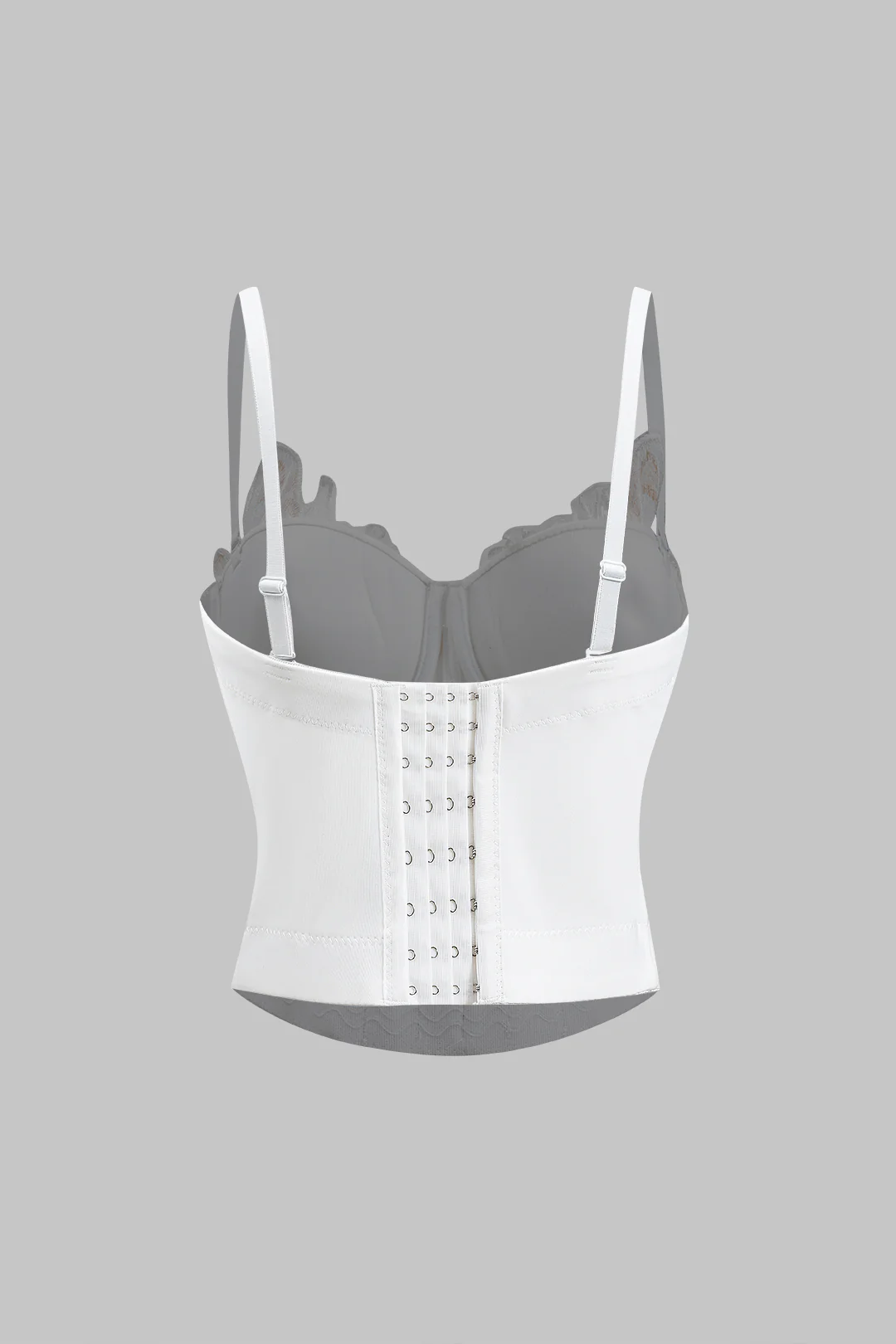 Bustier 3D Floral Embroidery Rhinestone Cami Top - Image 2