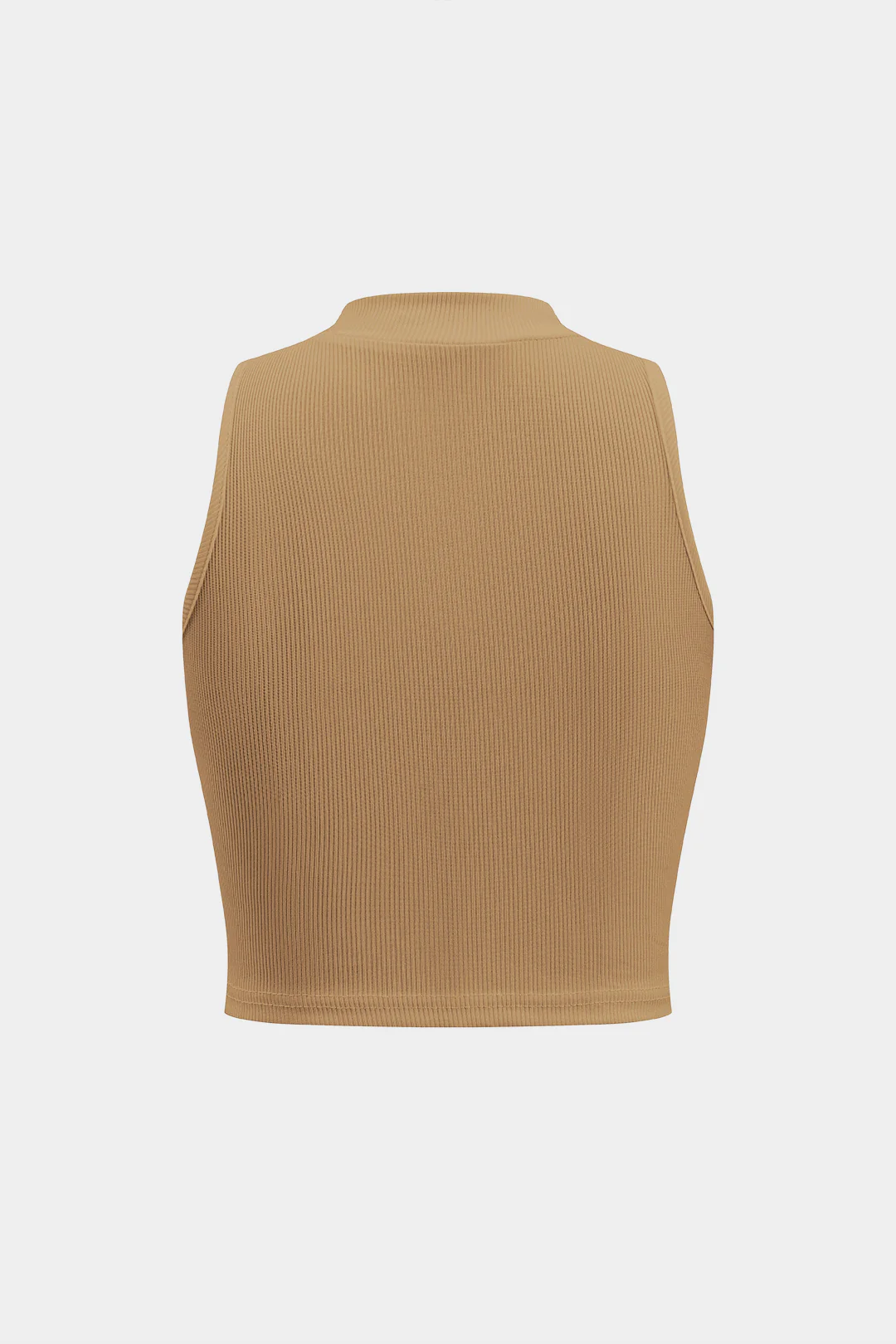Basic Textured Sleeveless Tank Top - Image 10