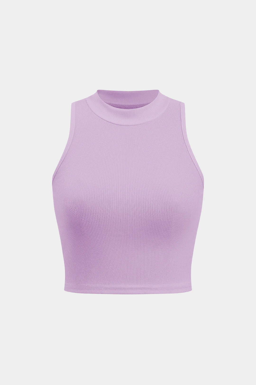 Basic Textured Sleeveless Tank Top - Image 17