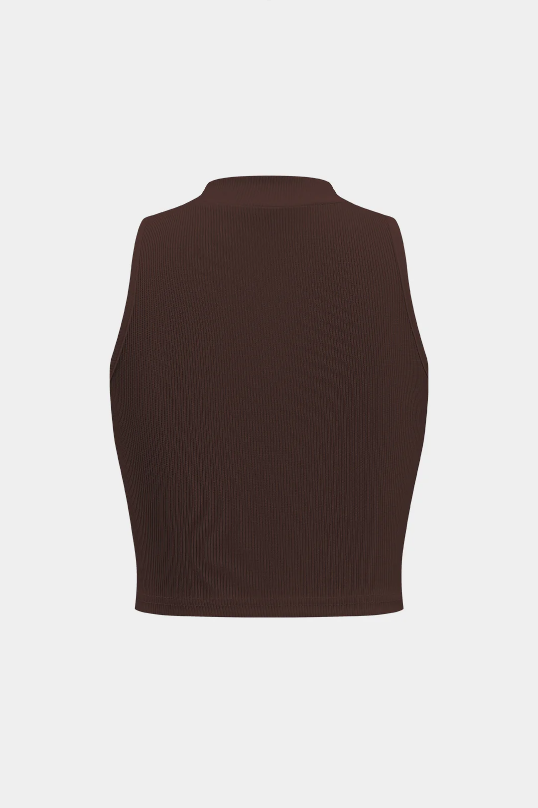 Basic Textured Sleeveless Tank Top - Image 6