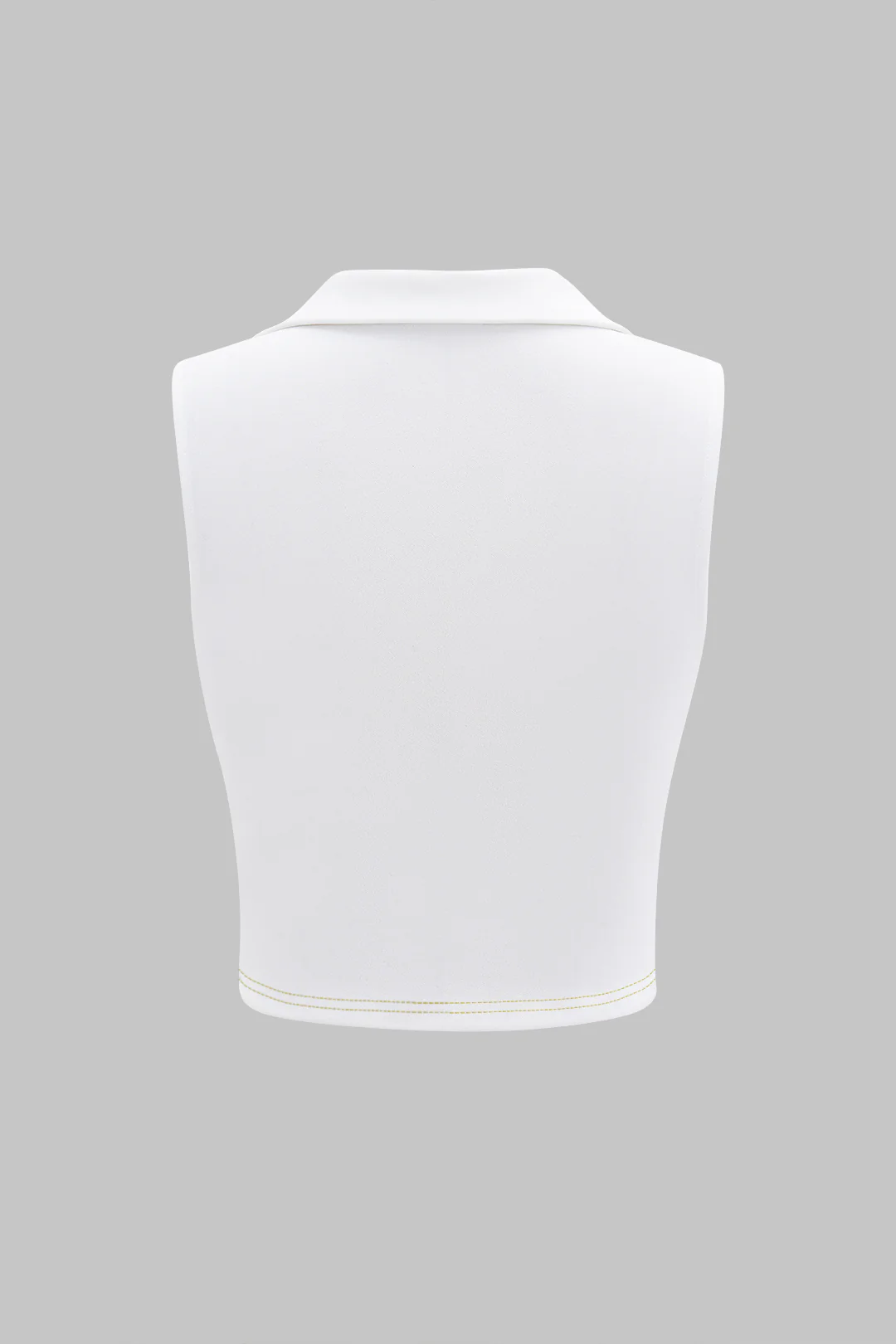 V-Neck Patchwork Tank Top - Image 2