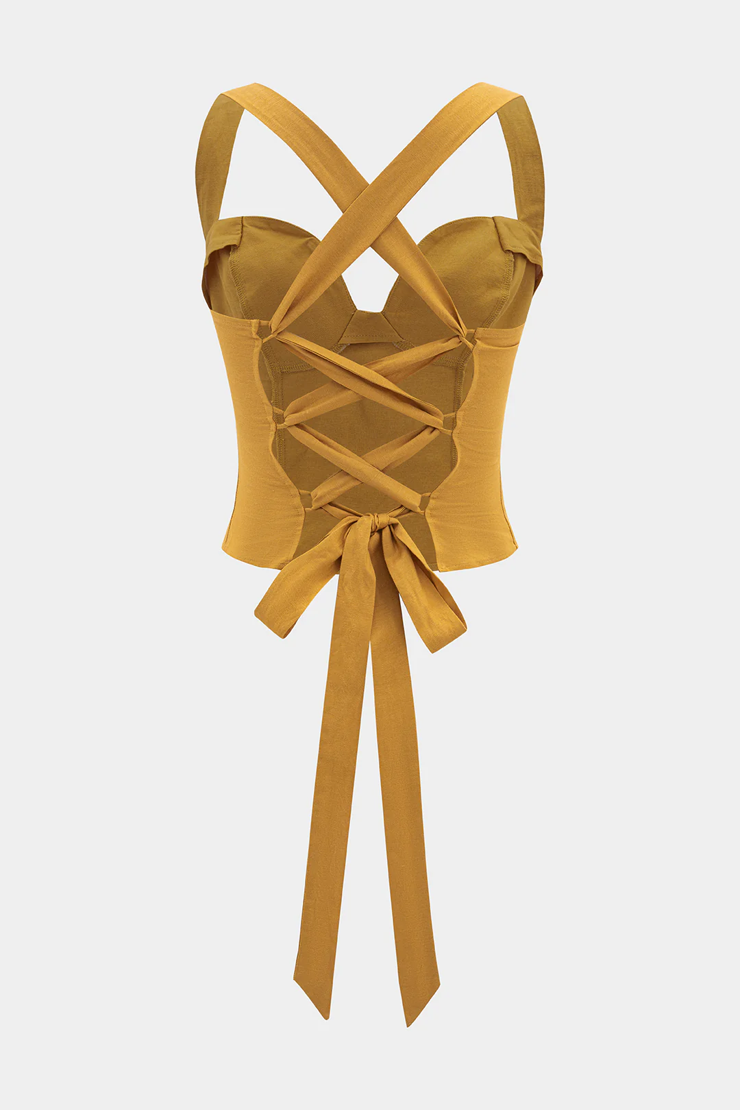 Bustier Backless Tie-Up Cami Top - Image 2