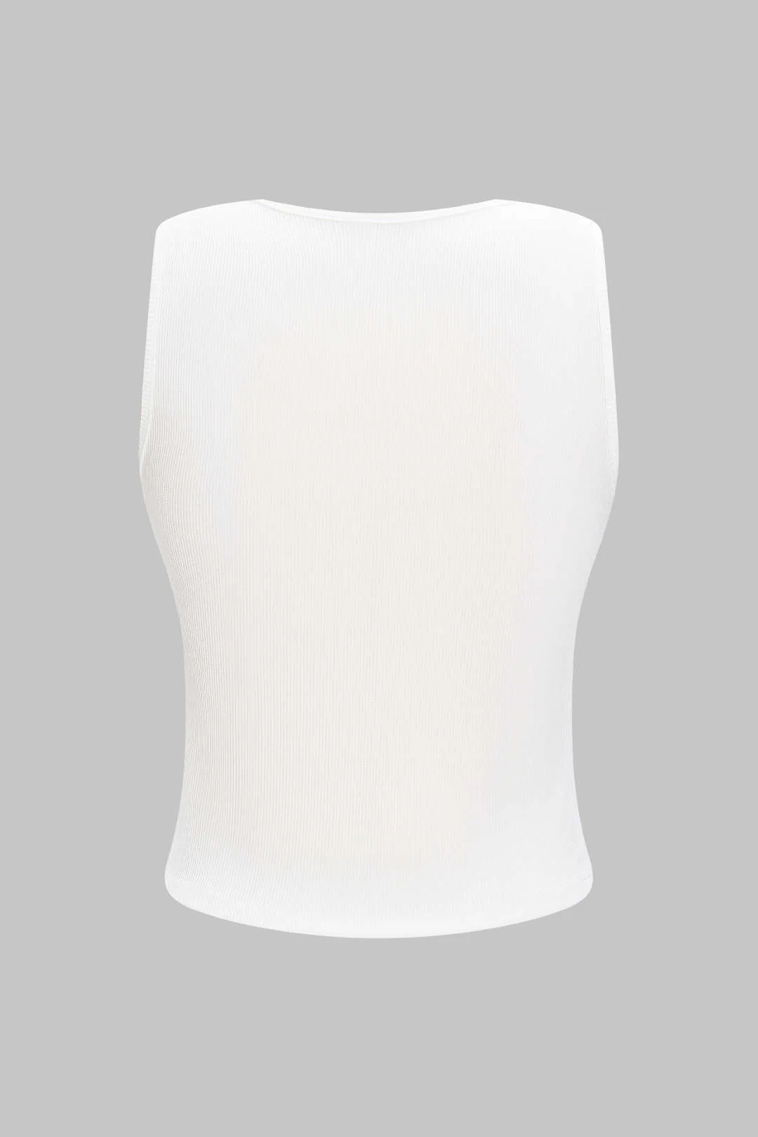 Denim Patchwork Tank Top - Image 2