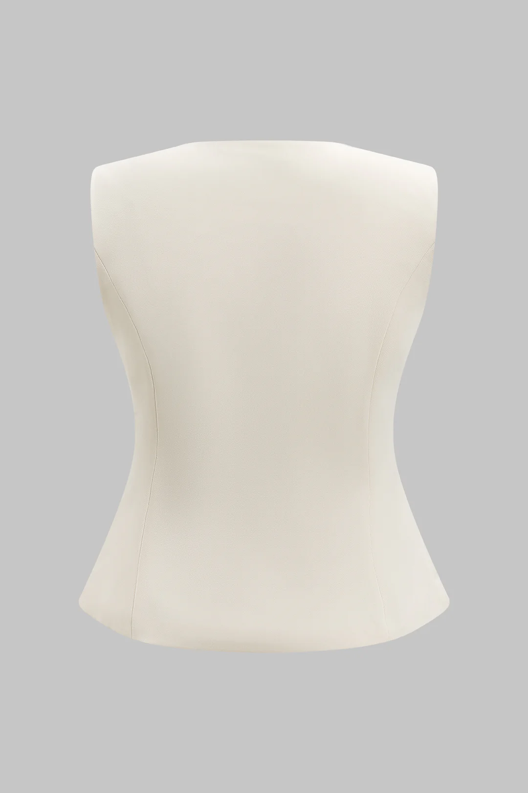 Plus Size Fake Pocket Metallic Button Tank Top - Image 2